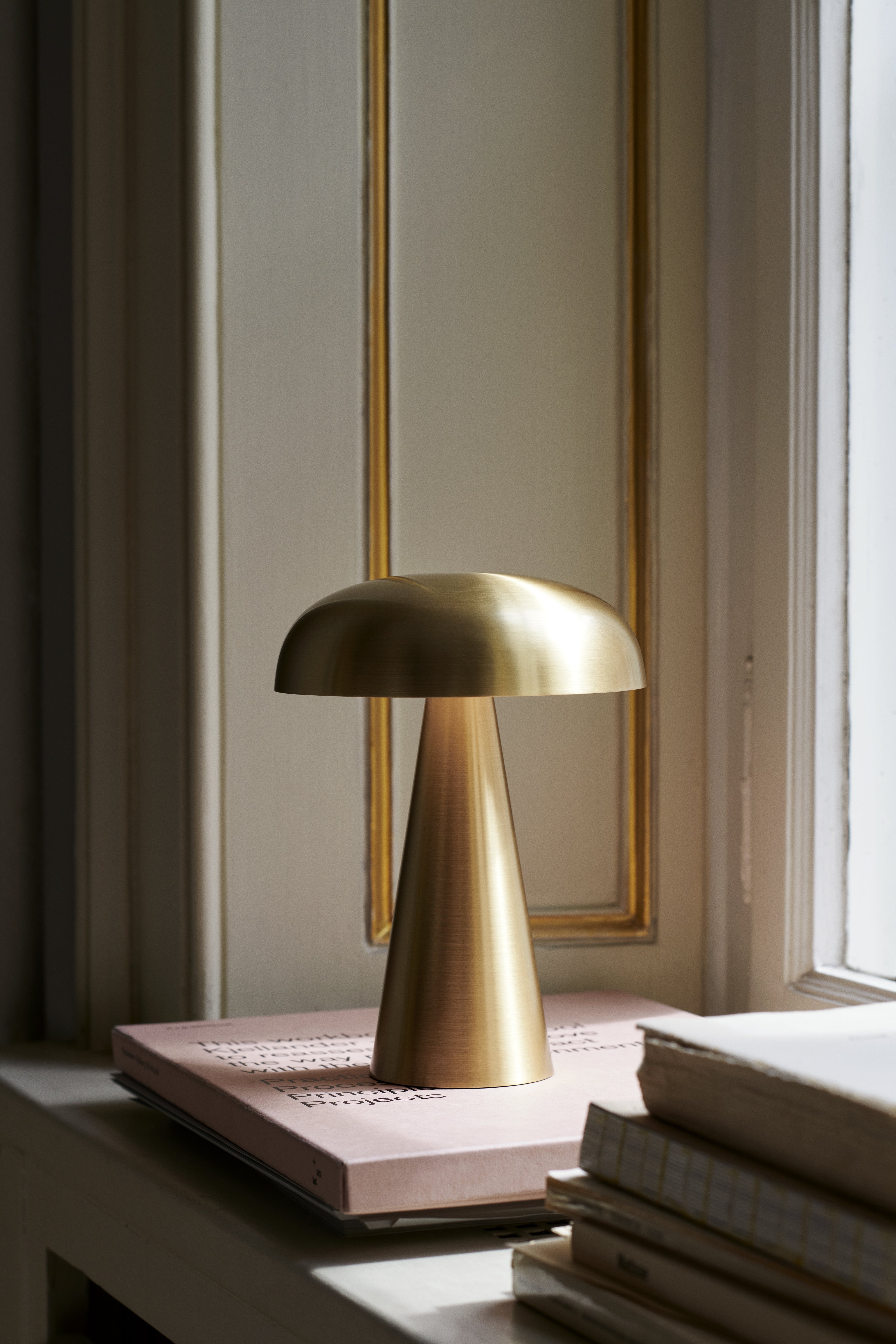 Draagbare lamp COMO SC53 in messing