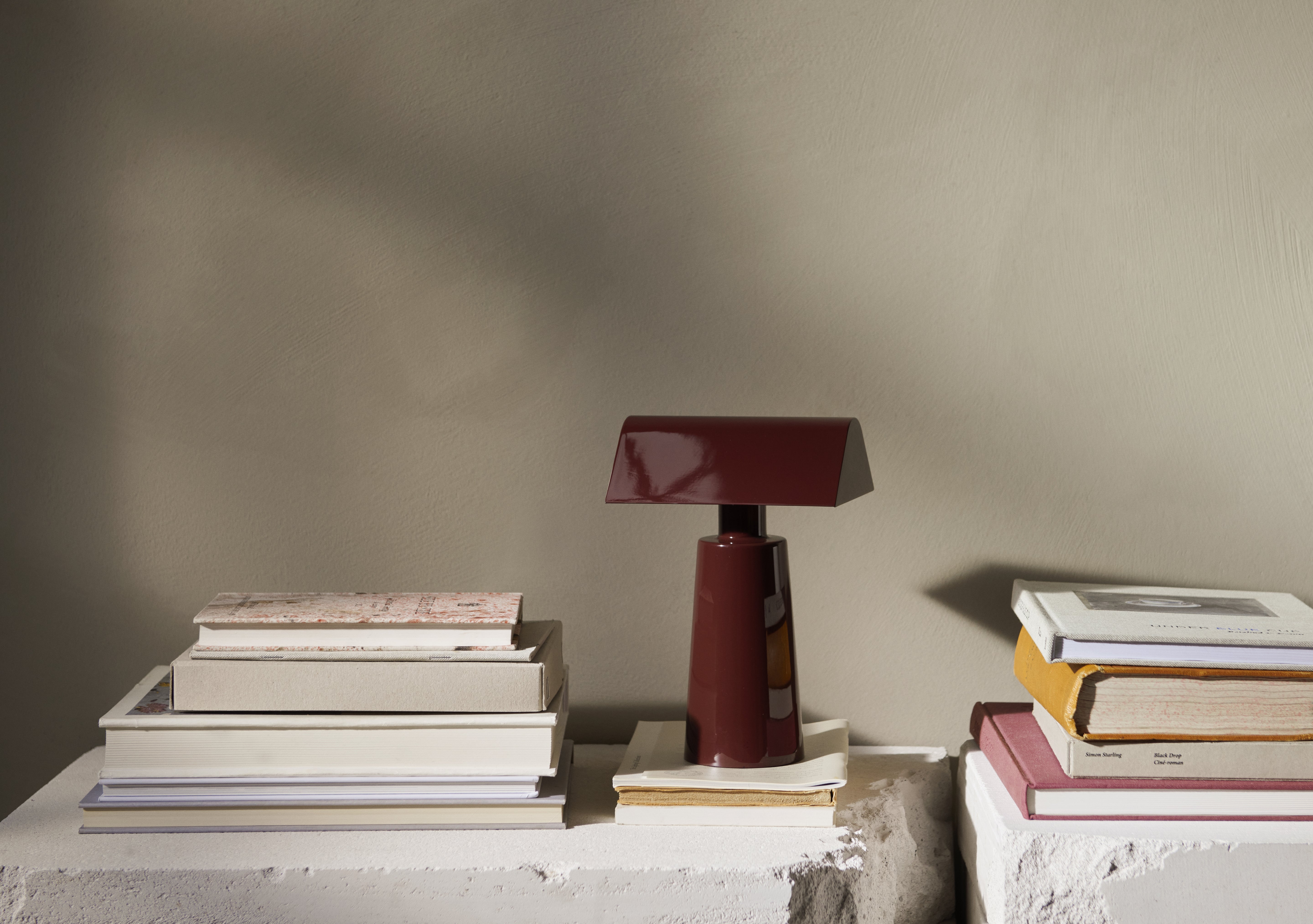 Draagbare lamp CARET MF1 bordeaux