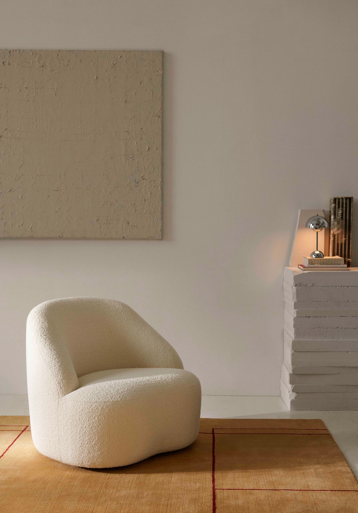 Gestoffeerde MARGAS LC2 fauteuil