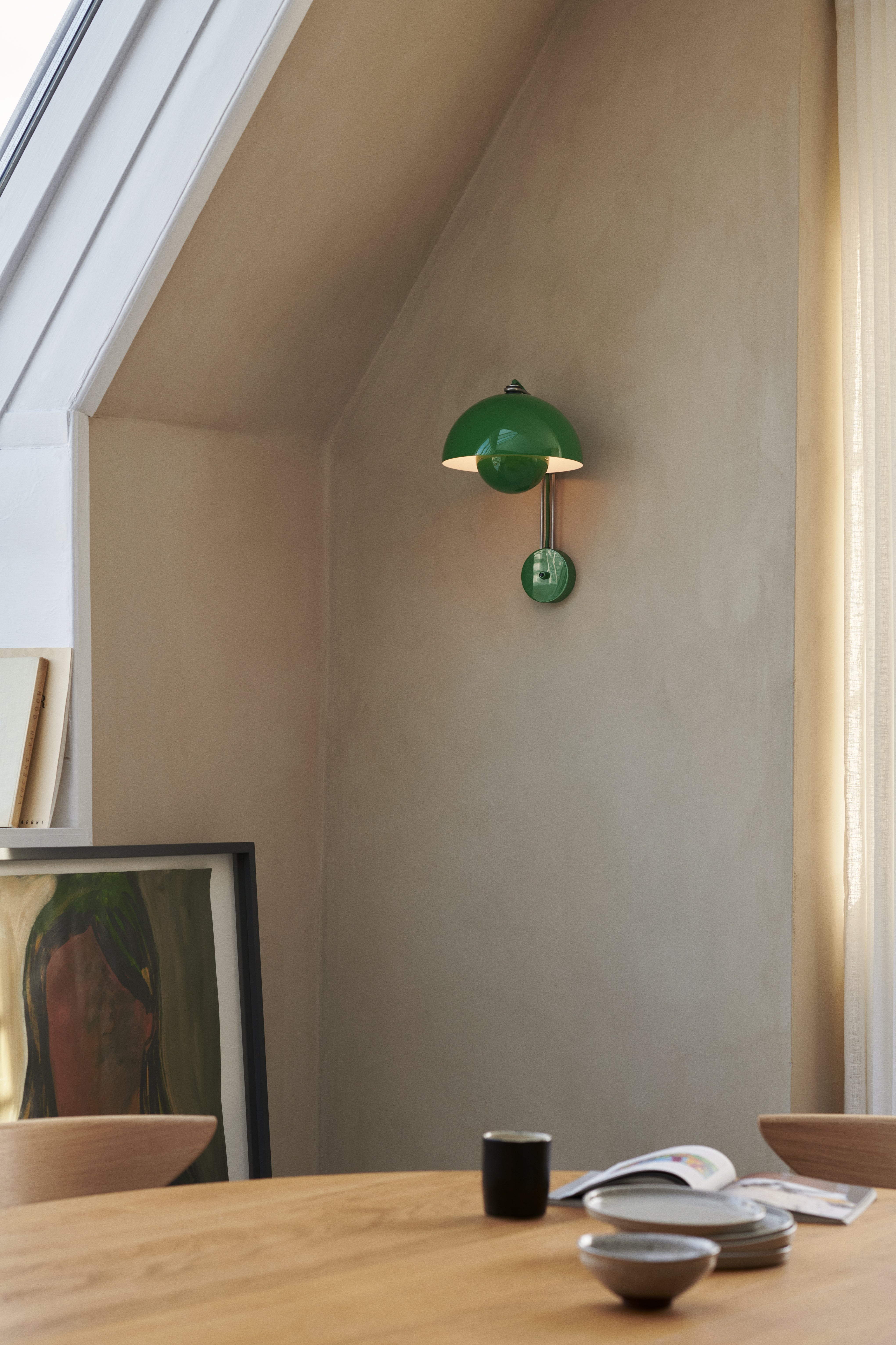 Wandlamp FLOWERPOT VP8 mat wit