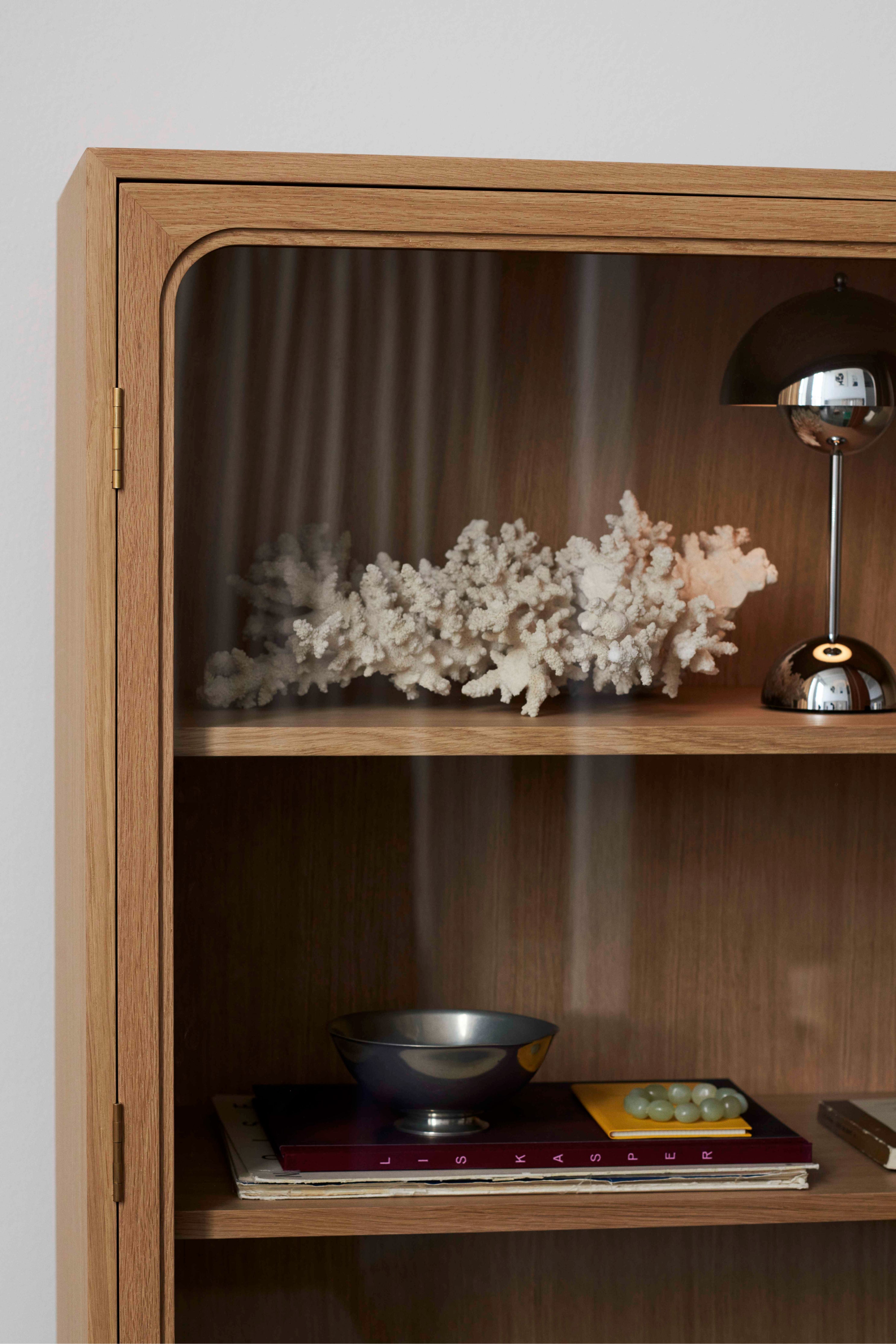 Vitrine TRACE SC88 donker gelakt eiken