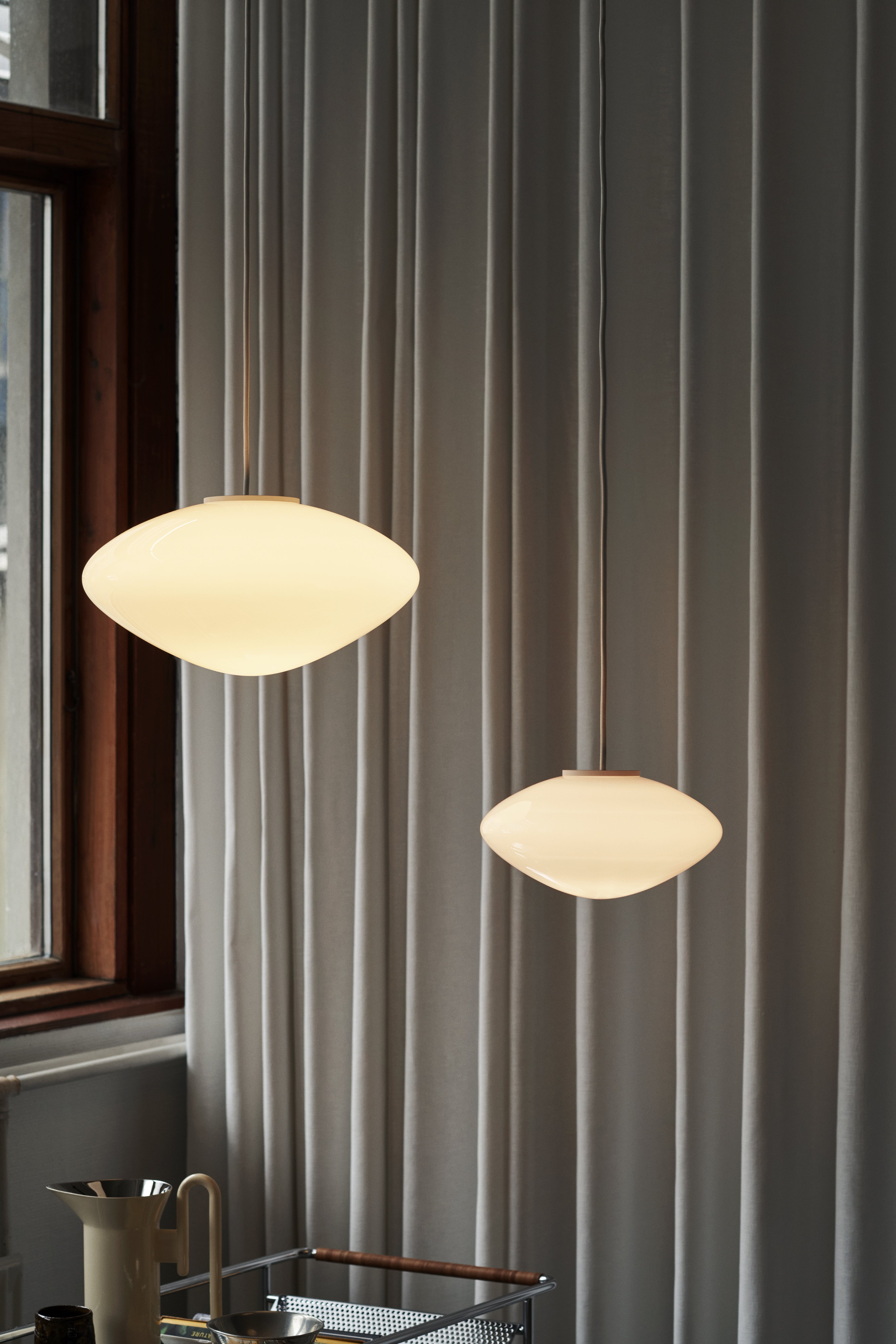 Hanglamp MIST met opalen kap