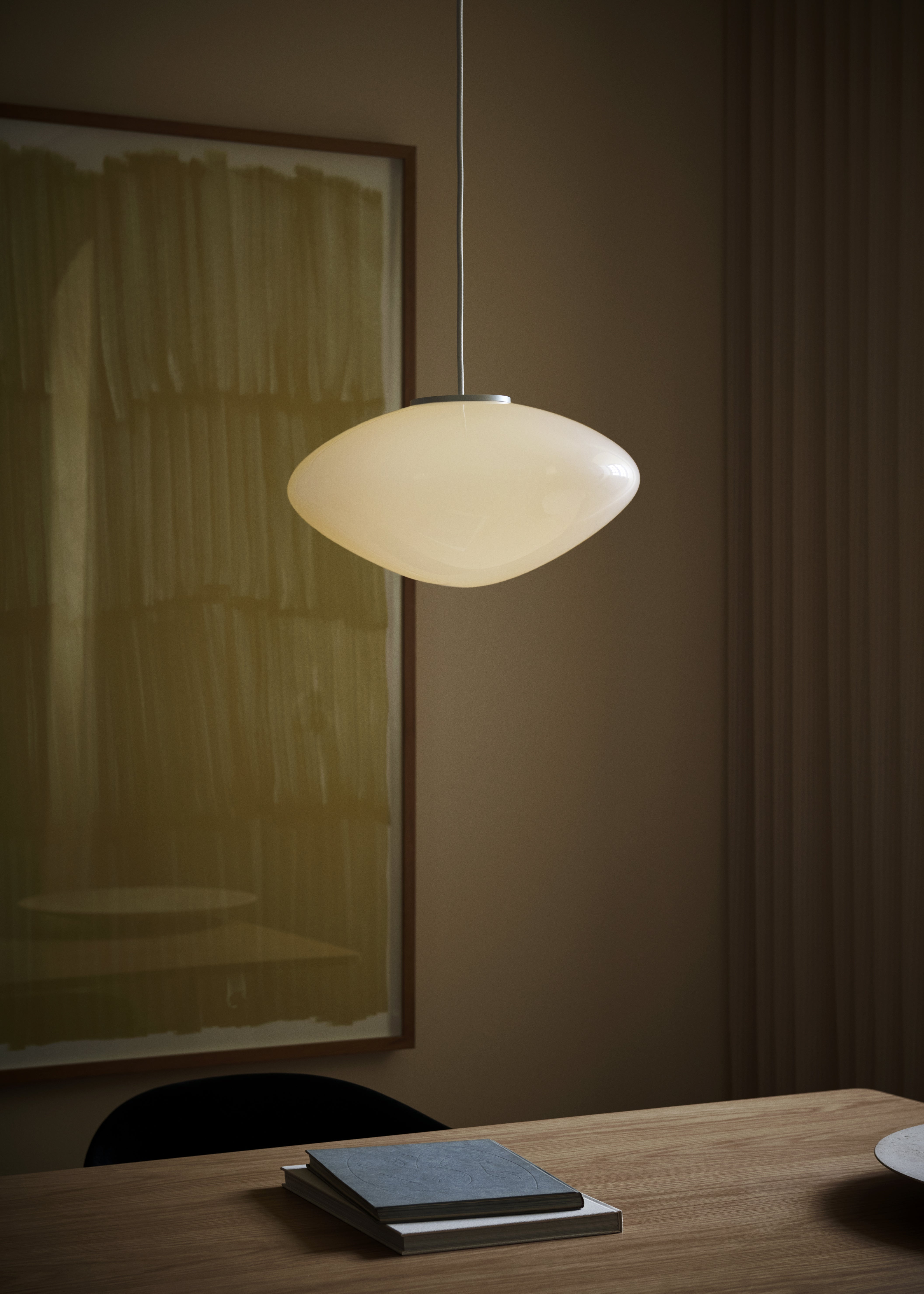 Hanglamp MIST met opalen kap