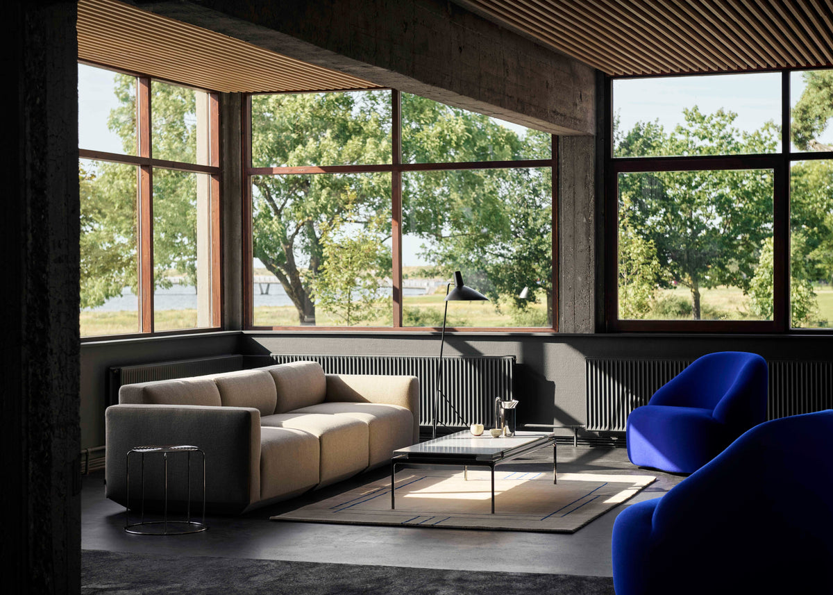Gestoffeerde MARGAS LC2 fauteuil