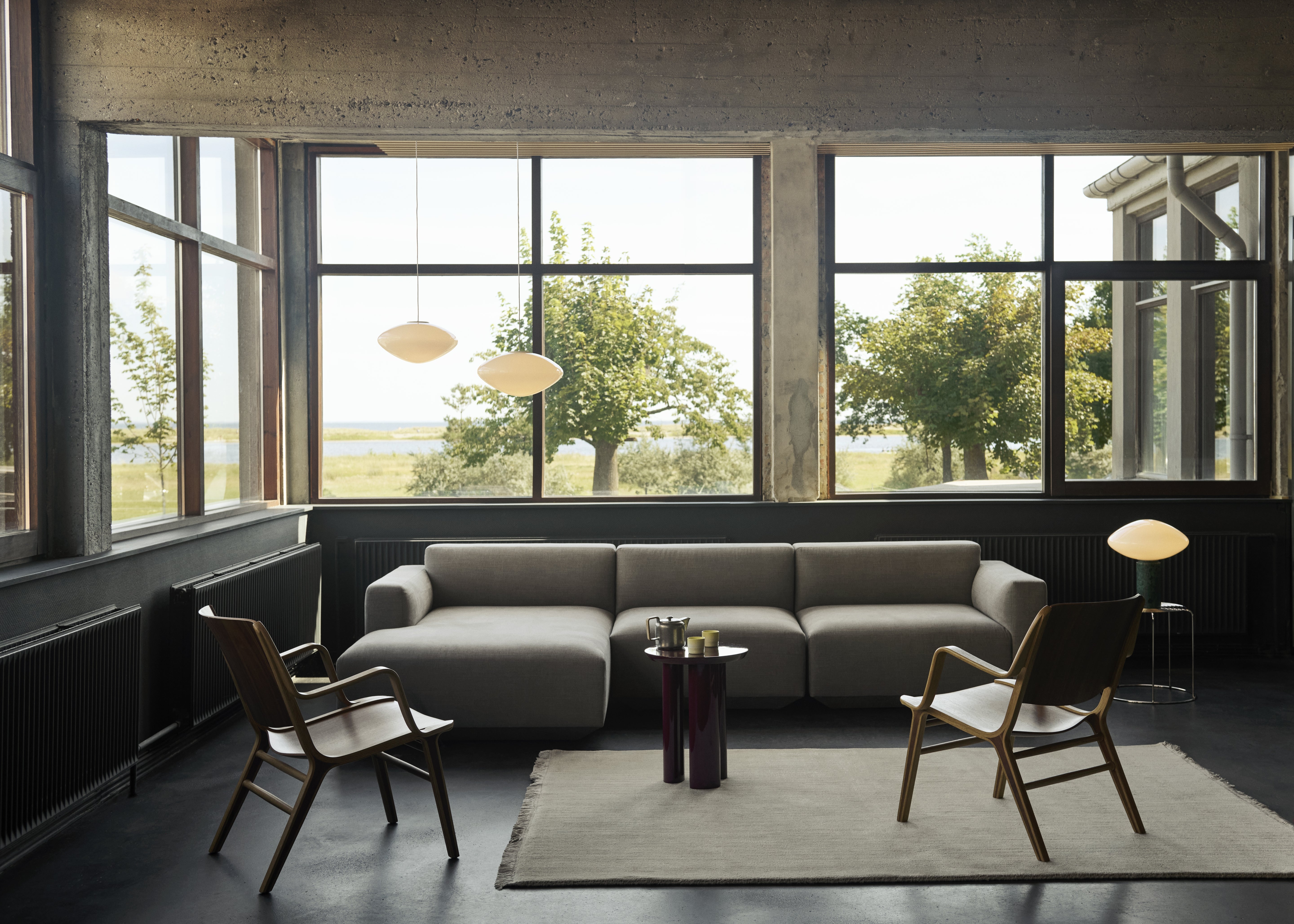 Hanglamp MIST met opalen kap