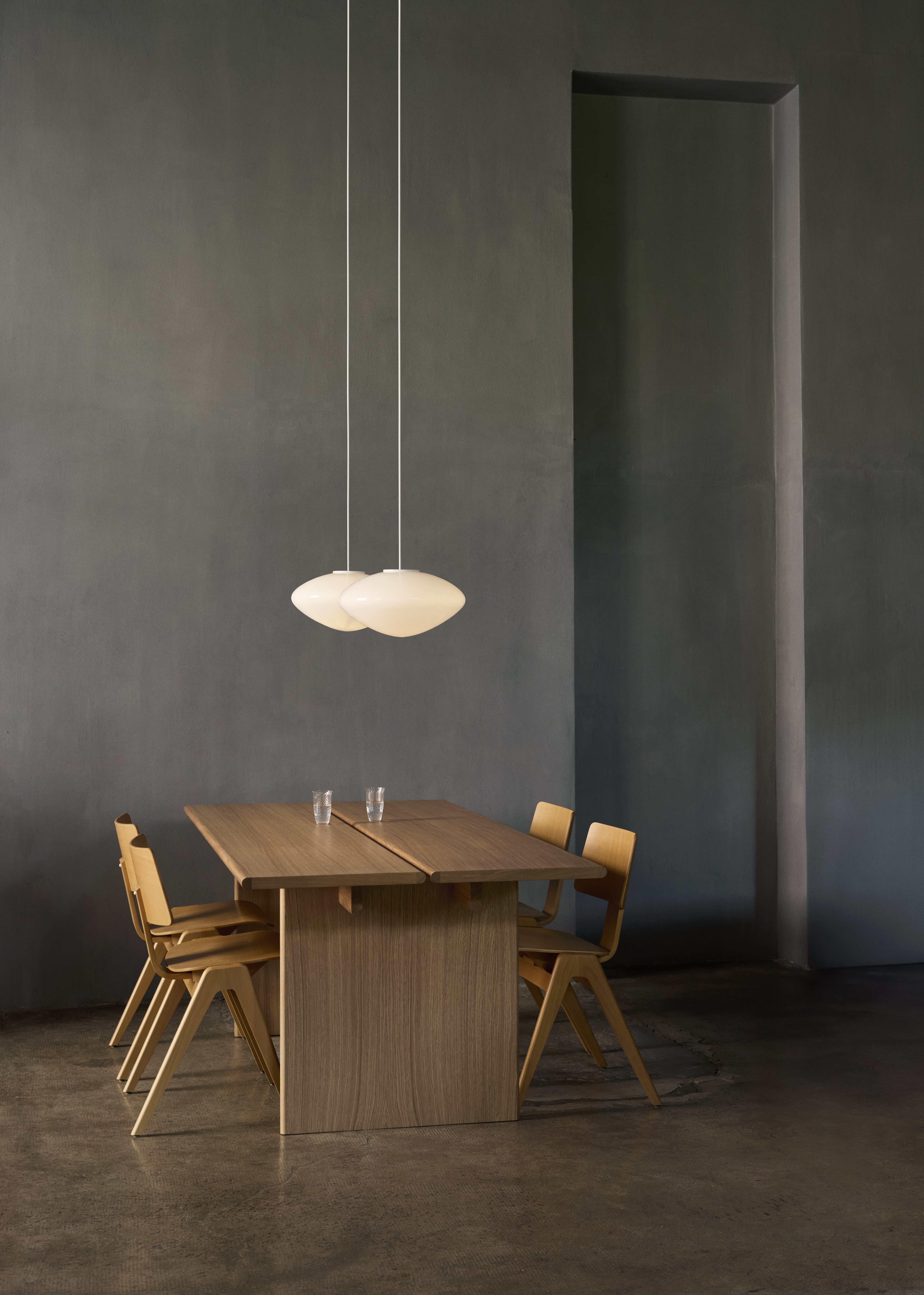 Hanglamp MIST met opalen kap