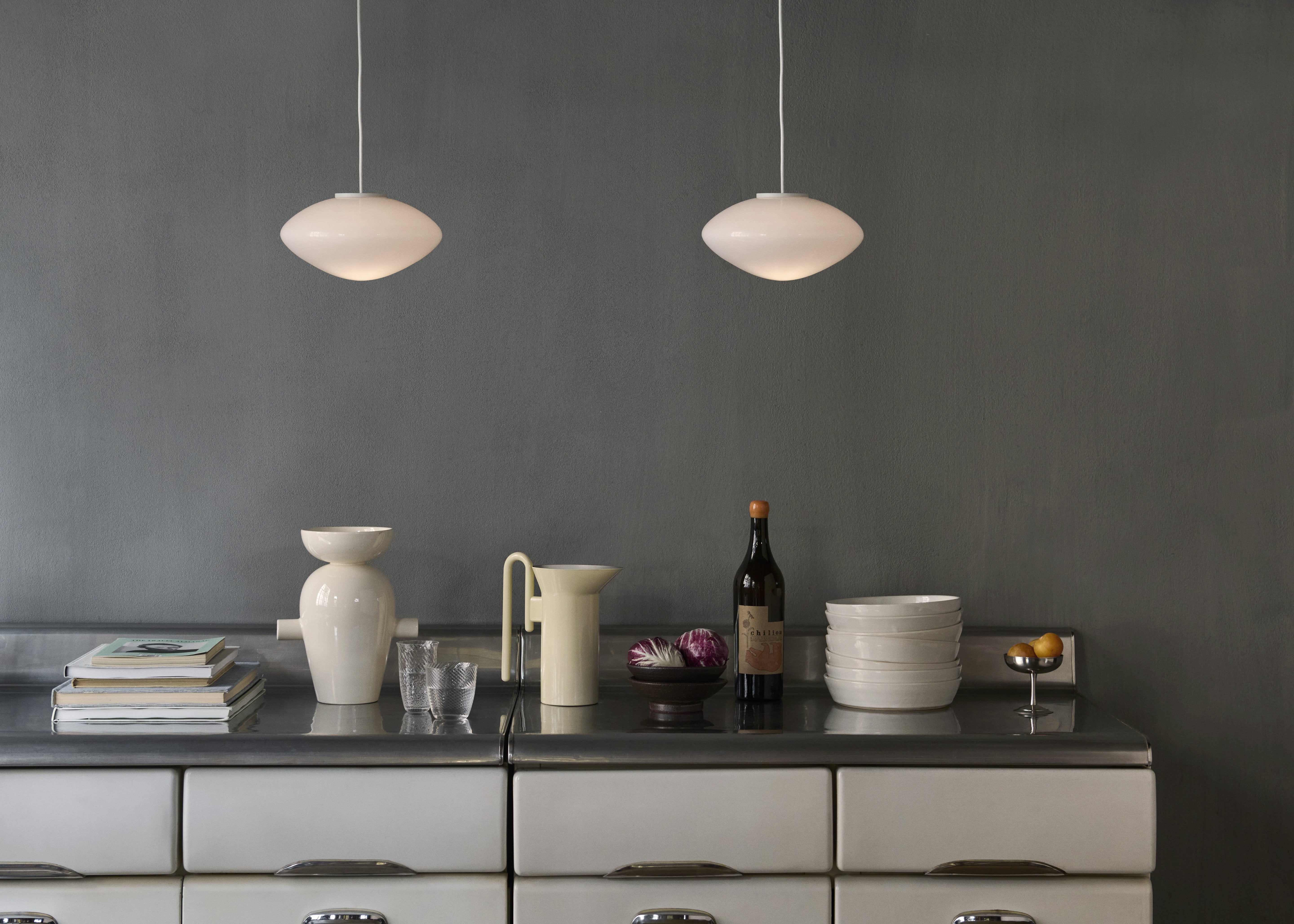 Hanglamp MIST met opalen kap