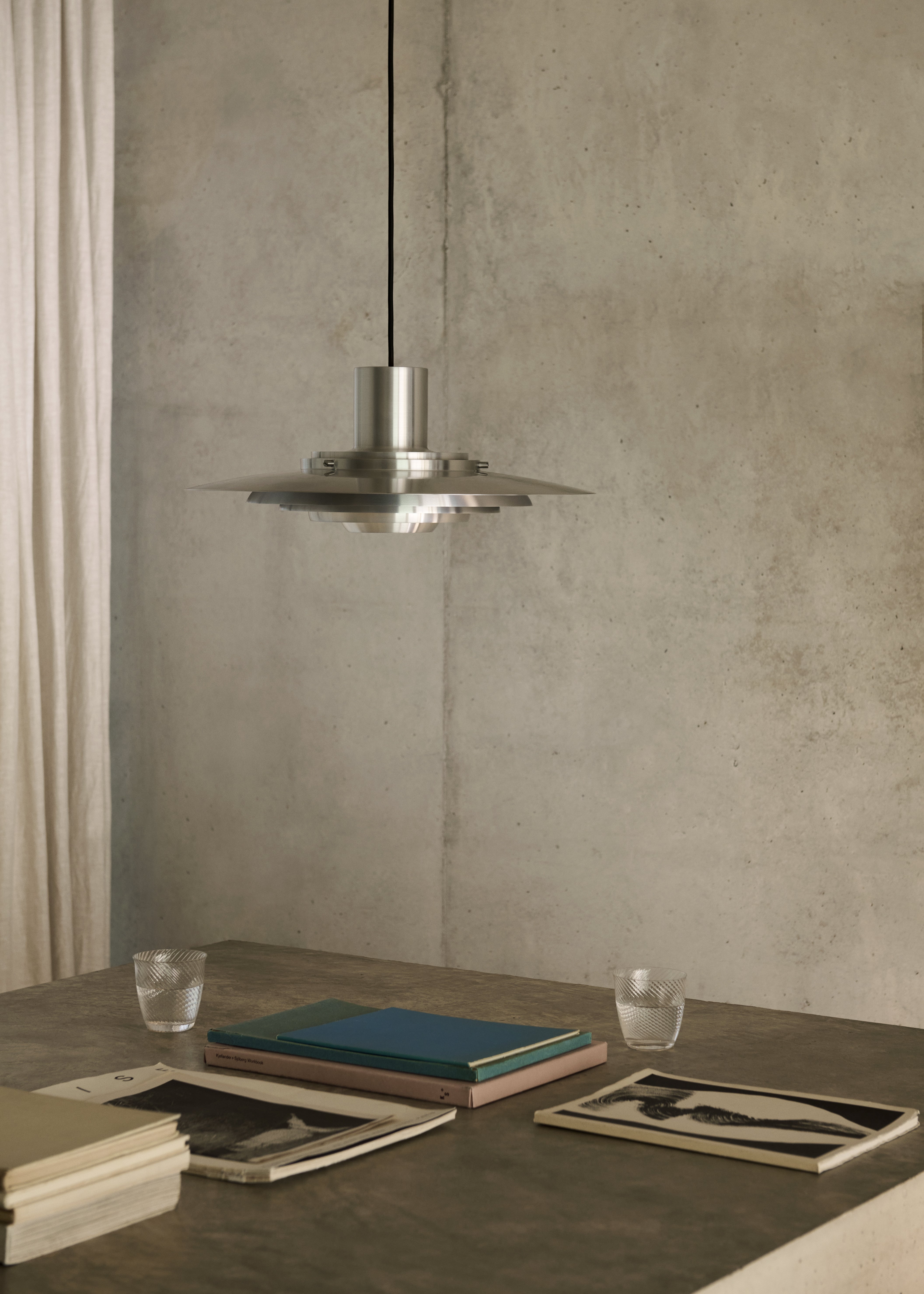 Hanglamp P376 aluminium