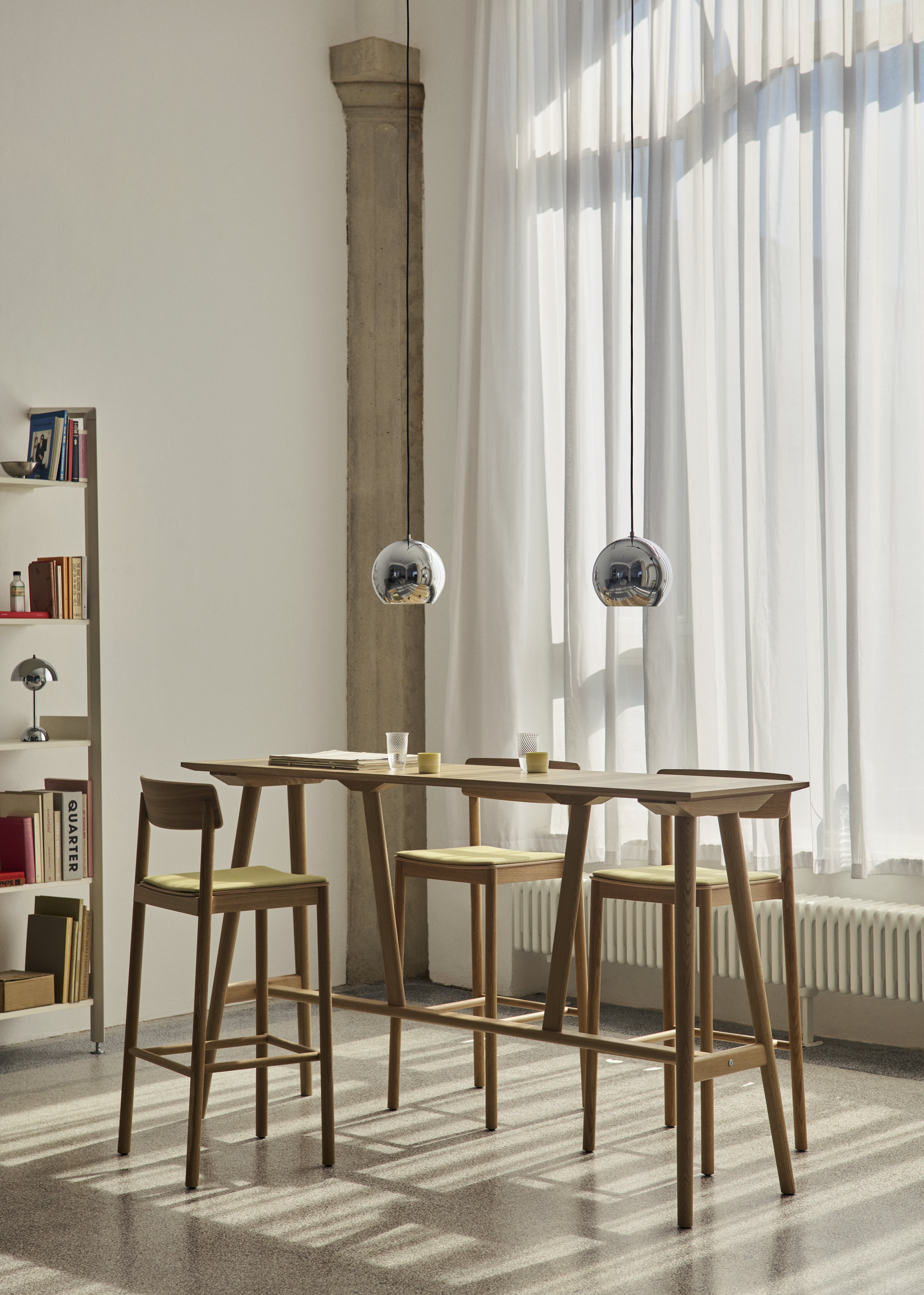 Hanglamp TOPAN VP6 met verchroomde kap