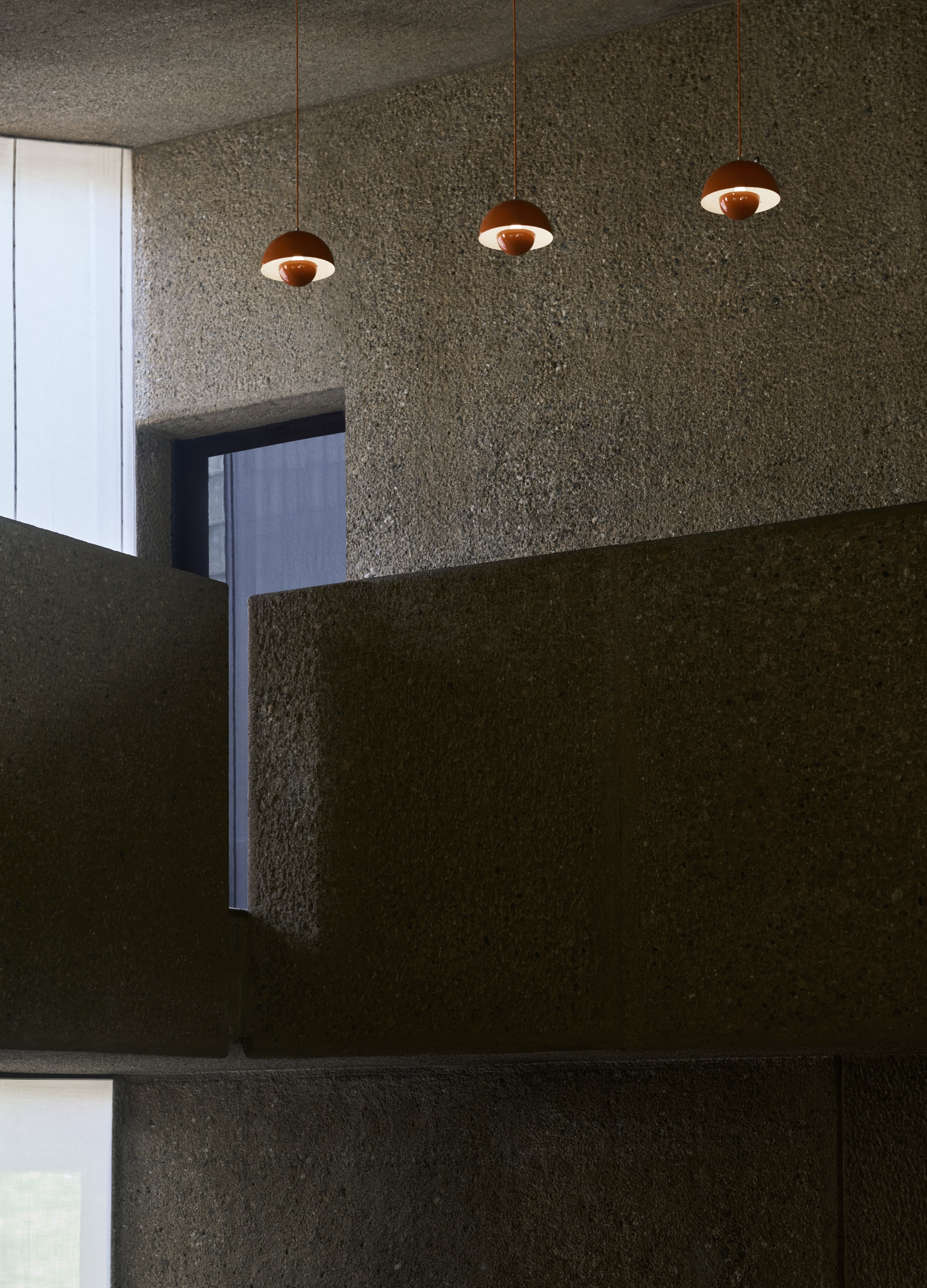 Hanglamp FLOWERPOT staal blauw