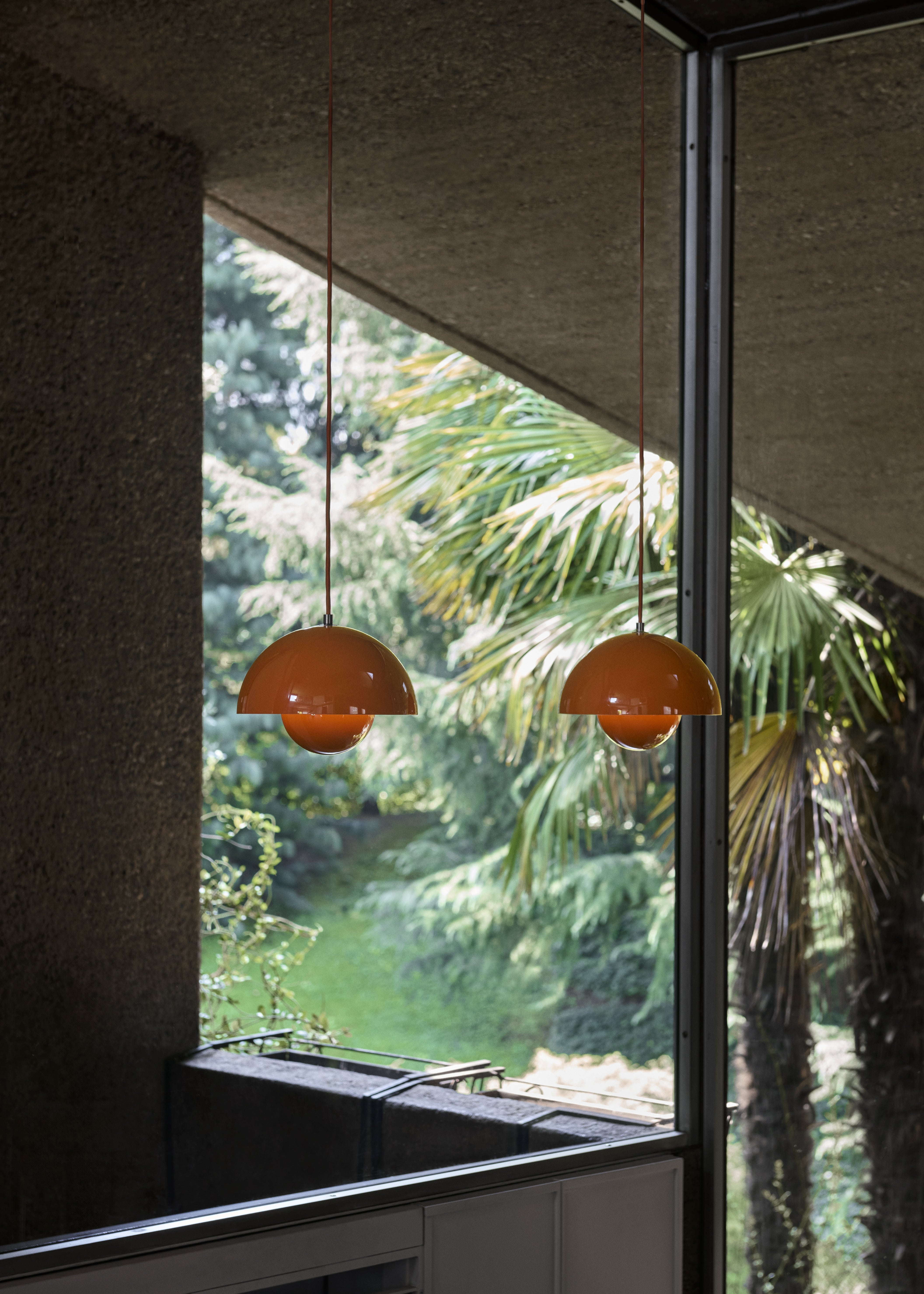 Hanglamp FLOWERPOT staal blauw