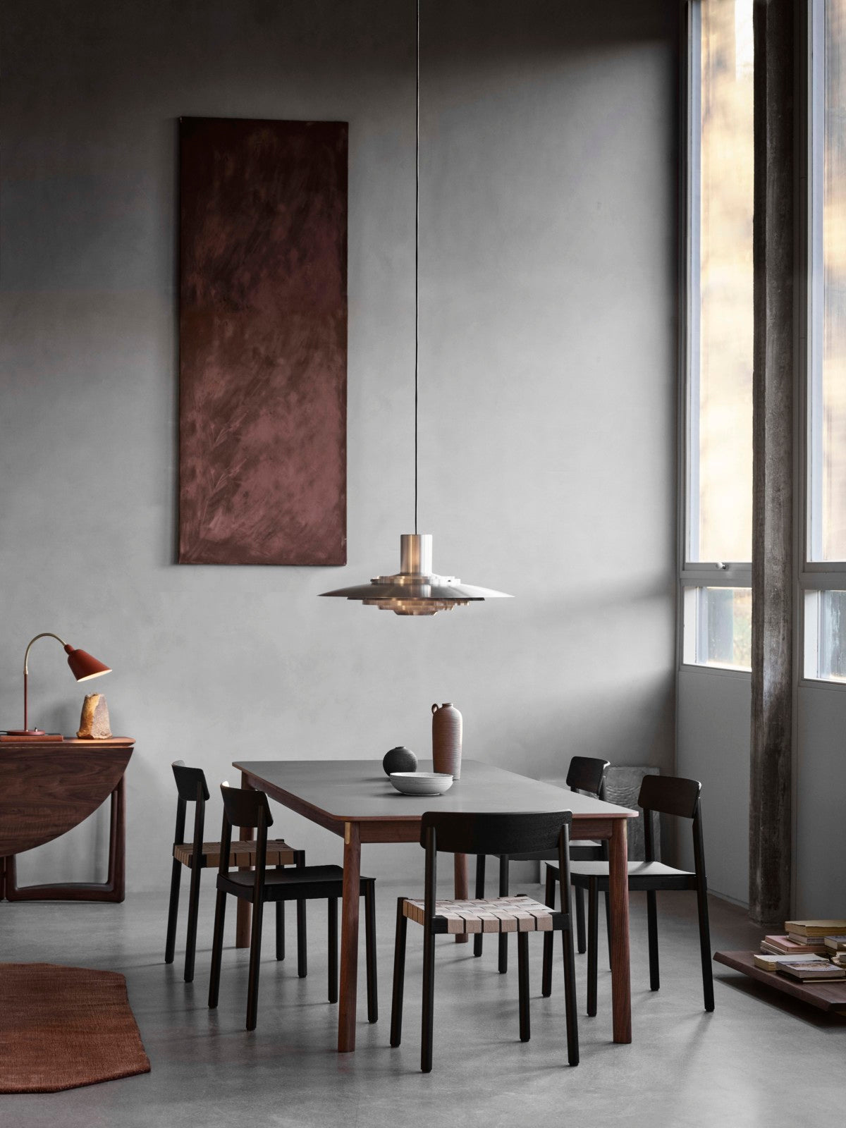 Hanglamp P376 mat wit