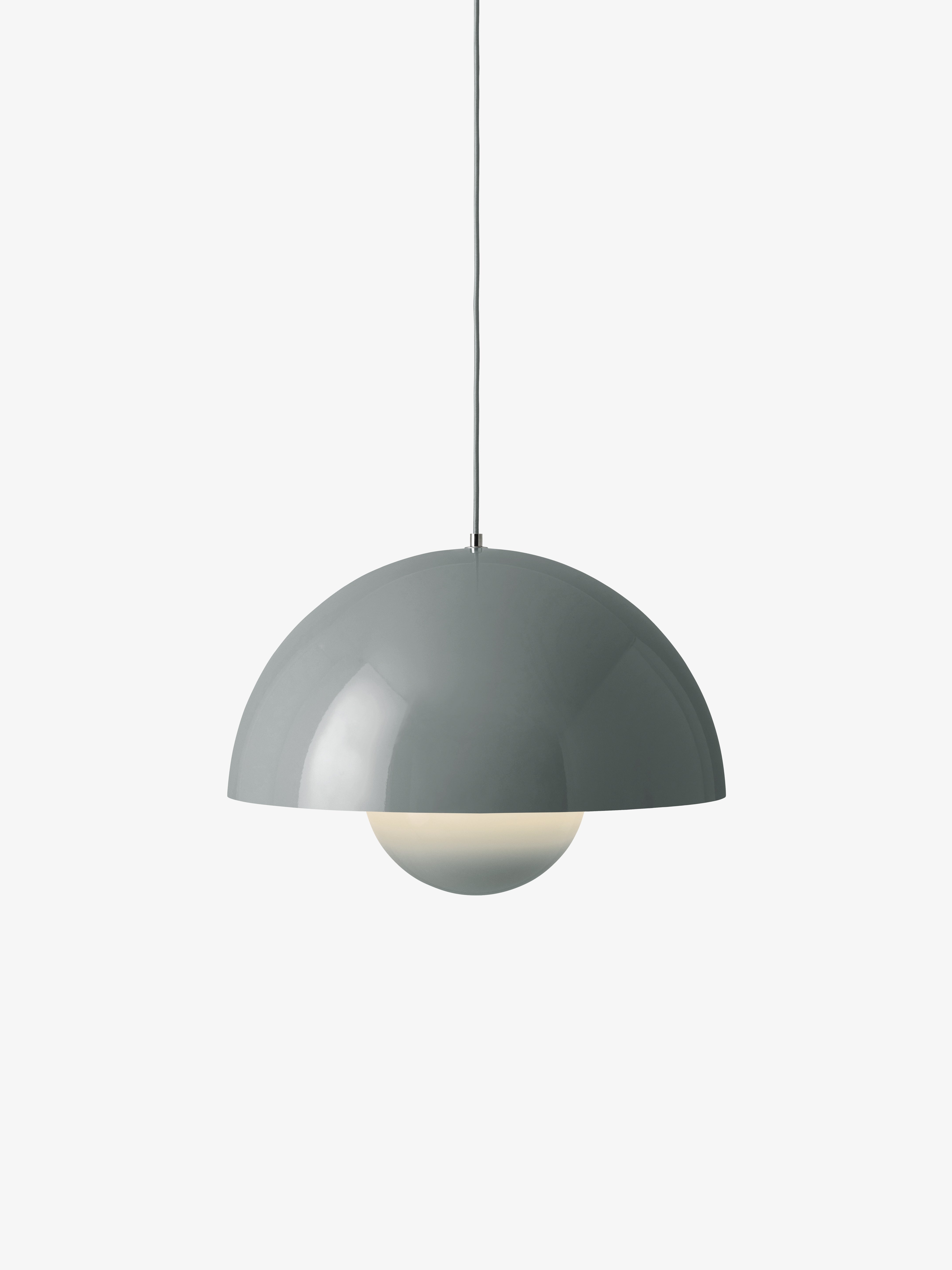 Hanglamp FLOWERPOT grijsblauw