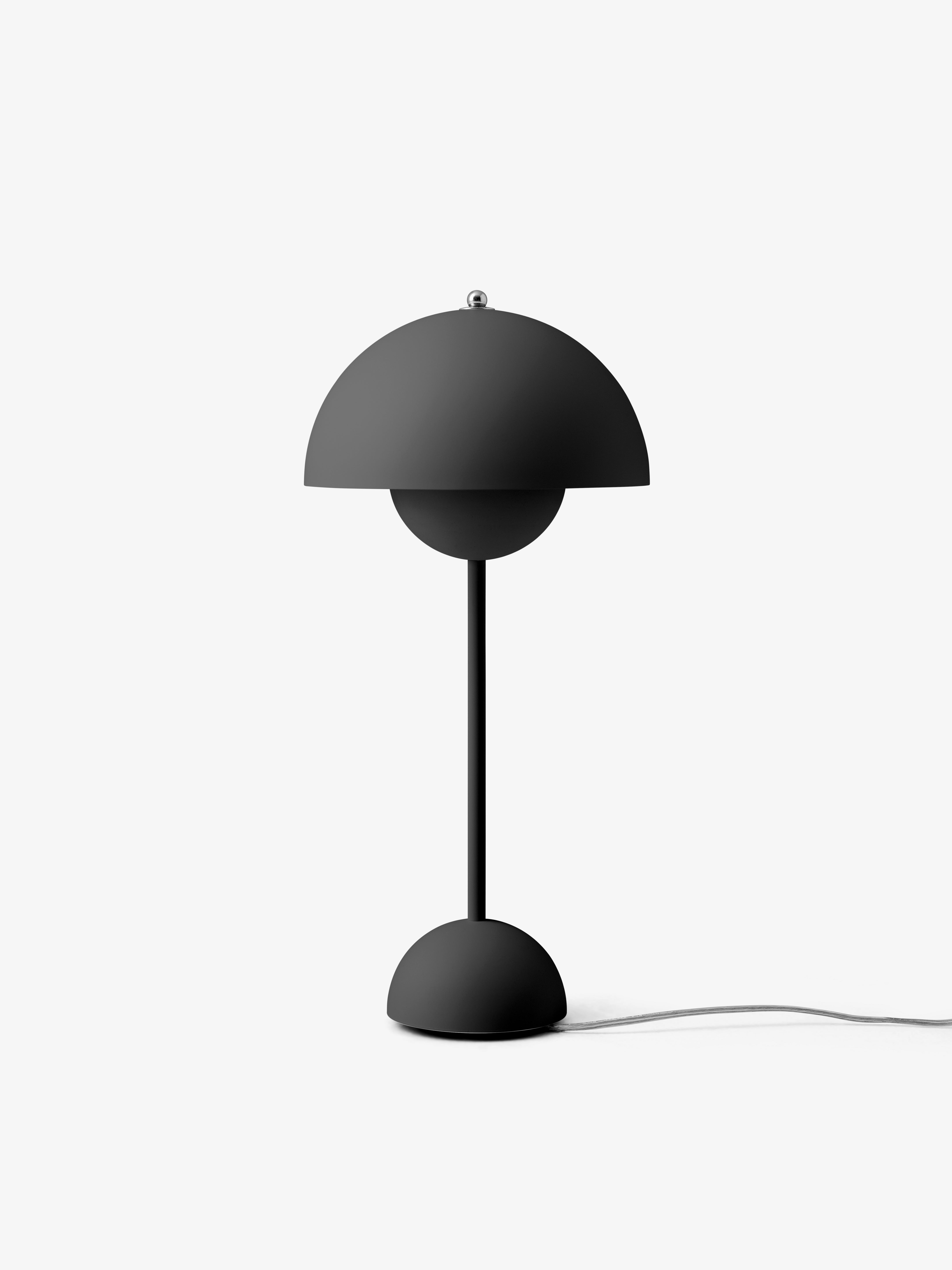 Tafellamp FLOWERPOT VP3 mat zwart