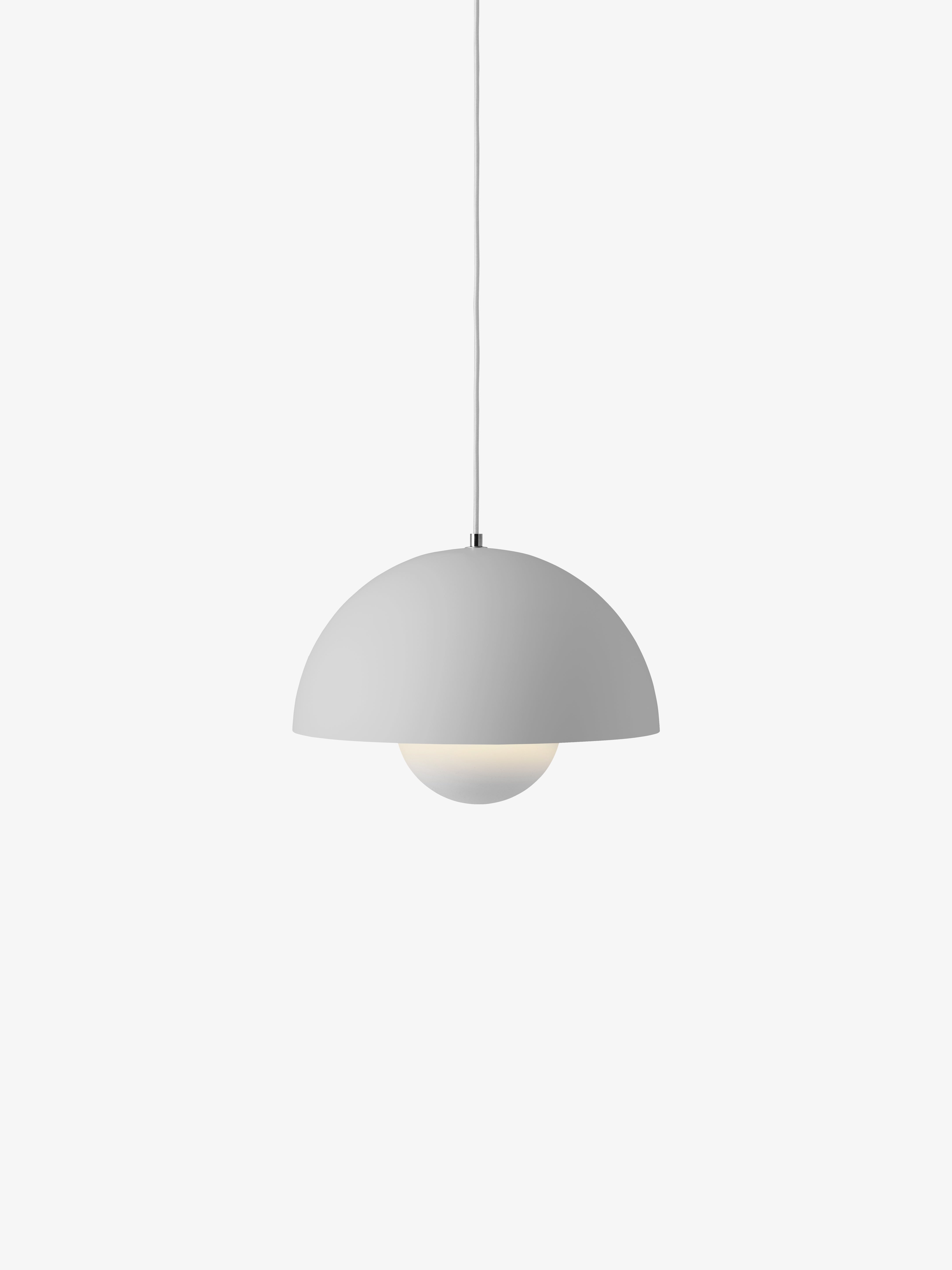 Hanglamp FLOWERPOT mat lichtgrijs