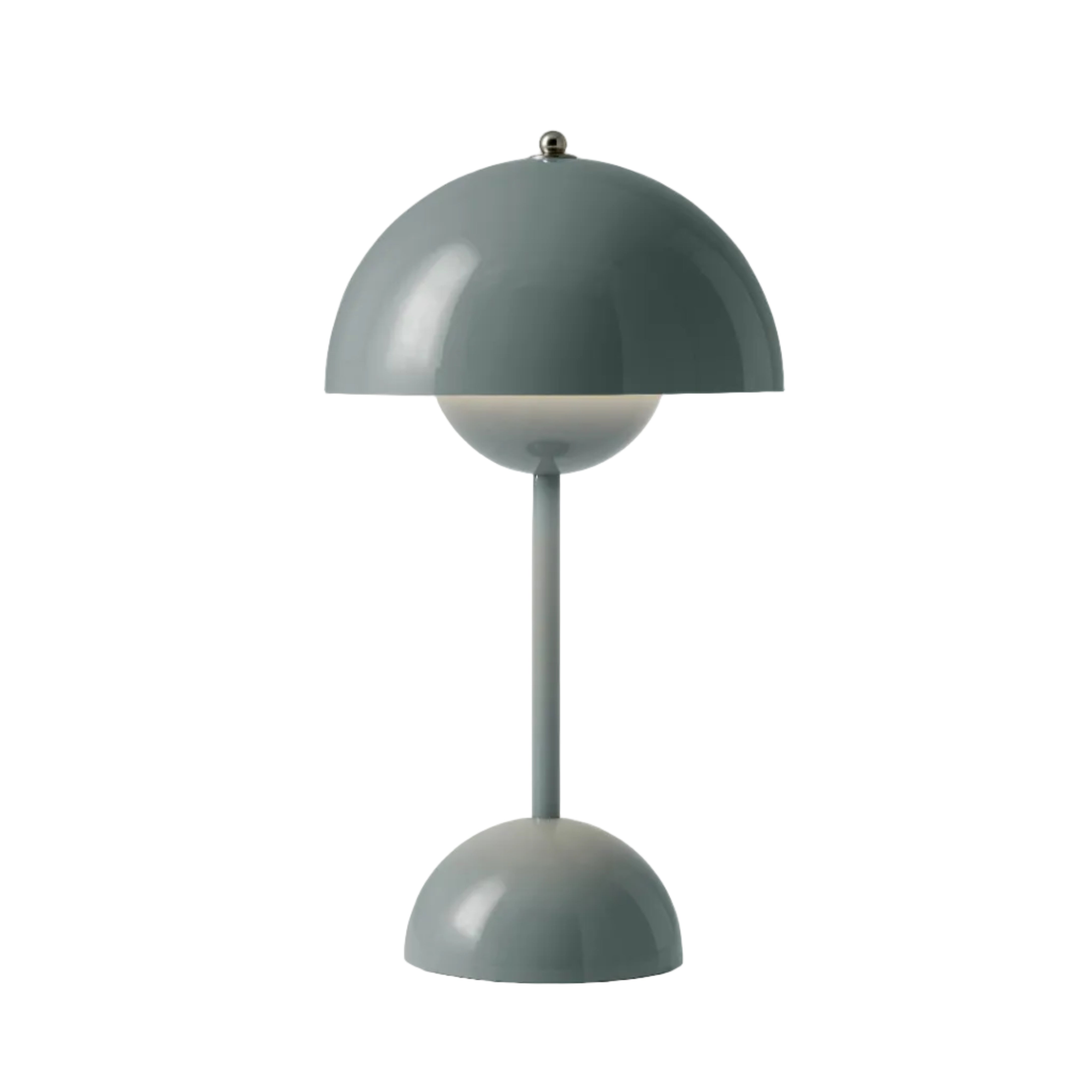 Draagbare lamp FLOWERPOT VP9 grijsblauw