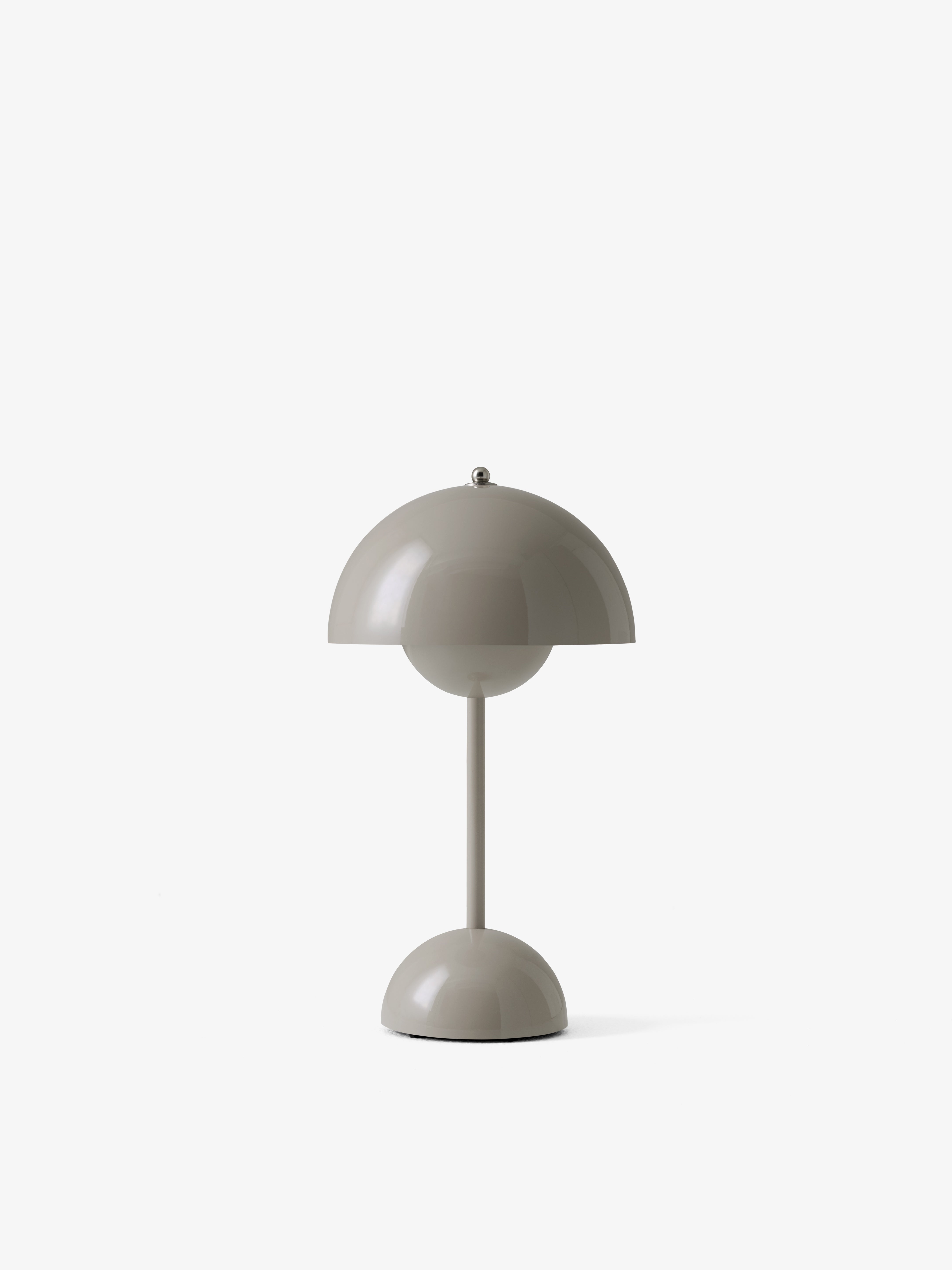 Draagbare lamp FLOWERPOT VP9 grijsbeige