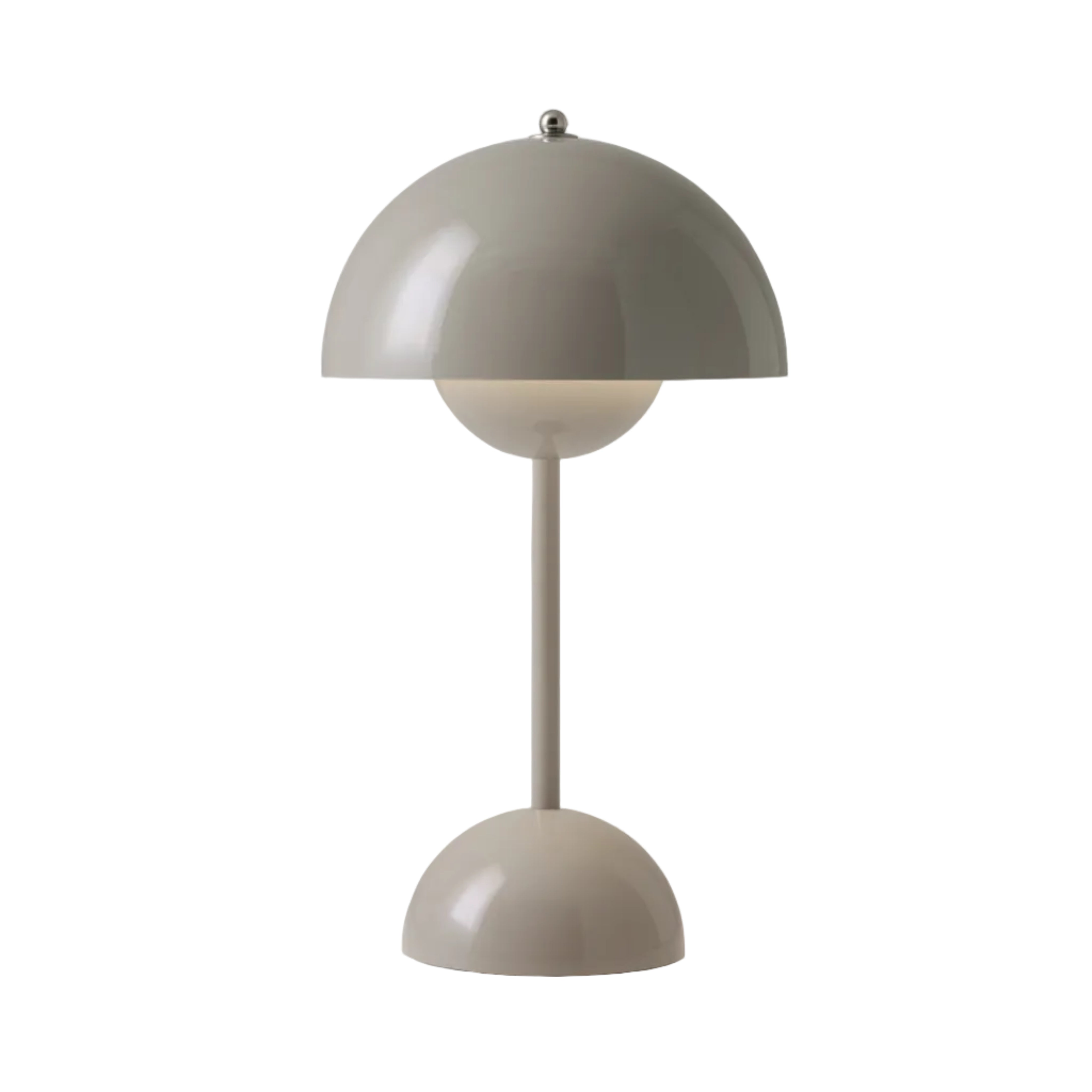 Draagbare lamp FLOWERPOT VP9 grijsbeige