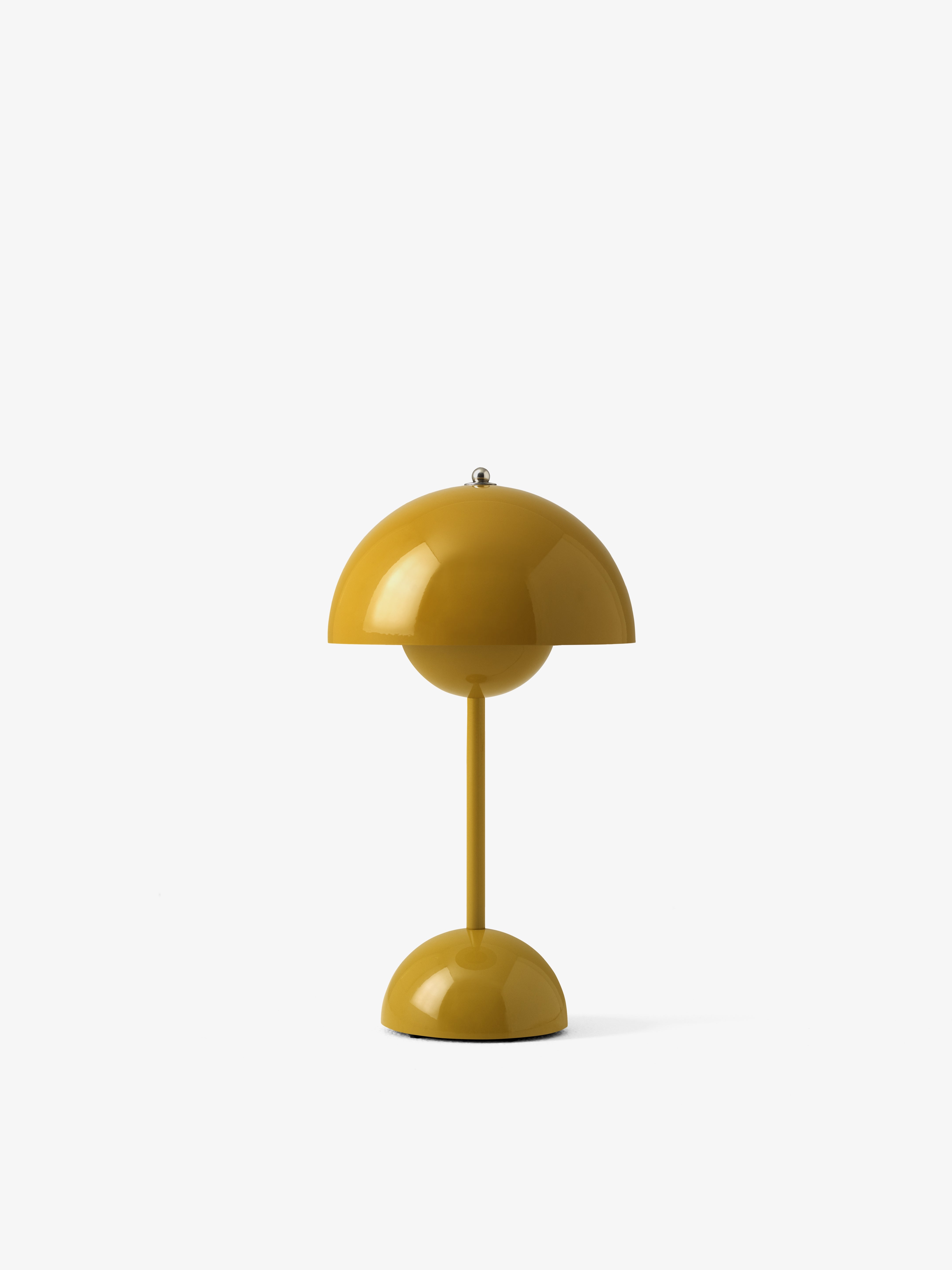 Draagbare lamp FLOWERPOT VP9 mosterdkleurig