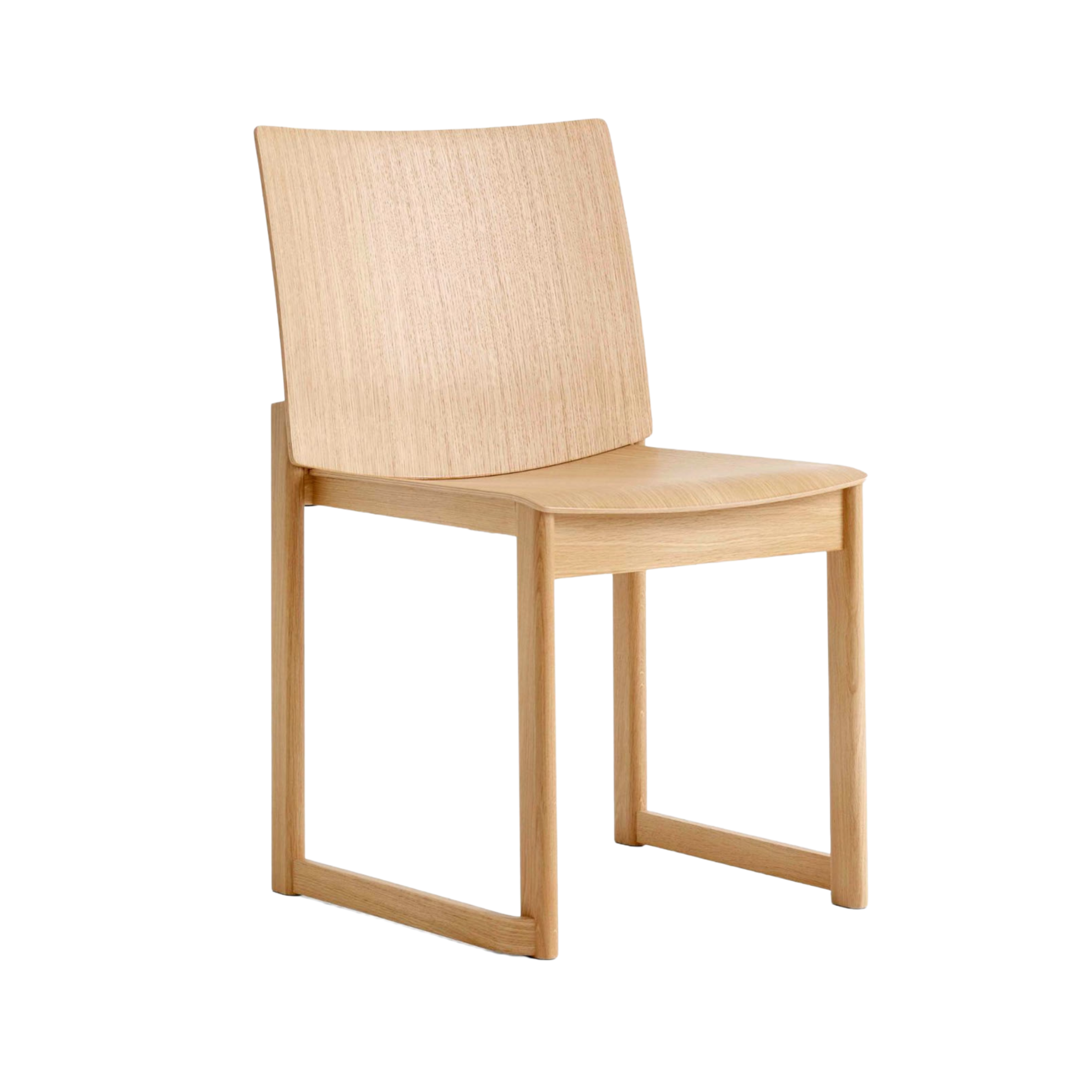 Stoel ALLWOOD AV35 gelakt eiken