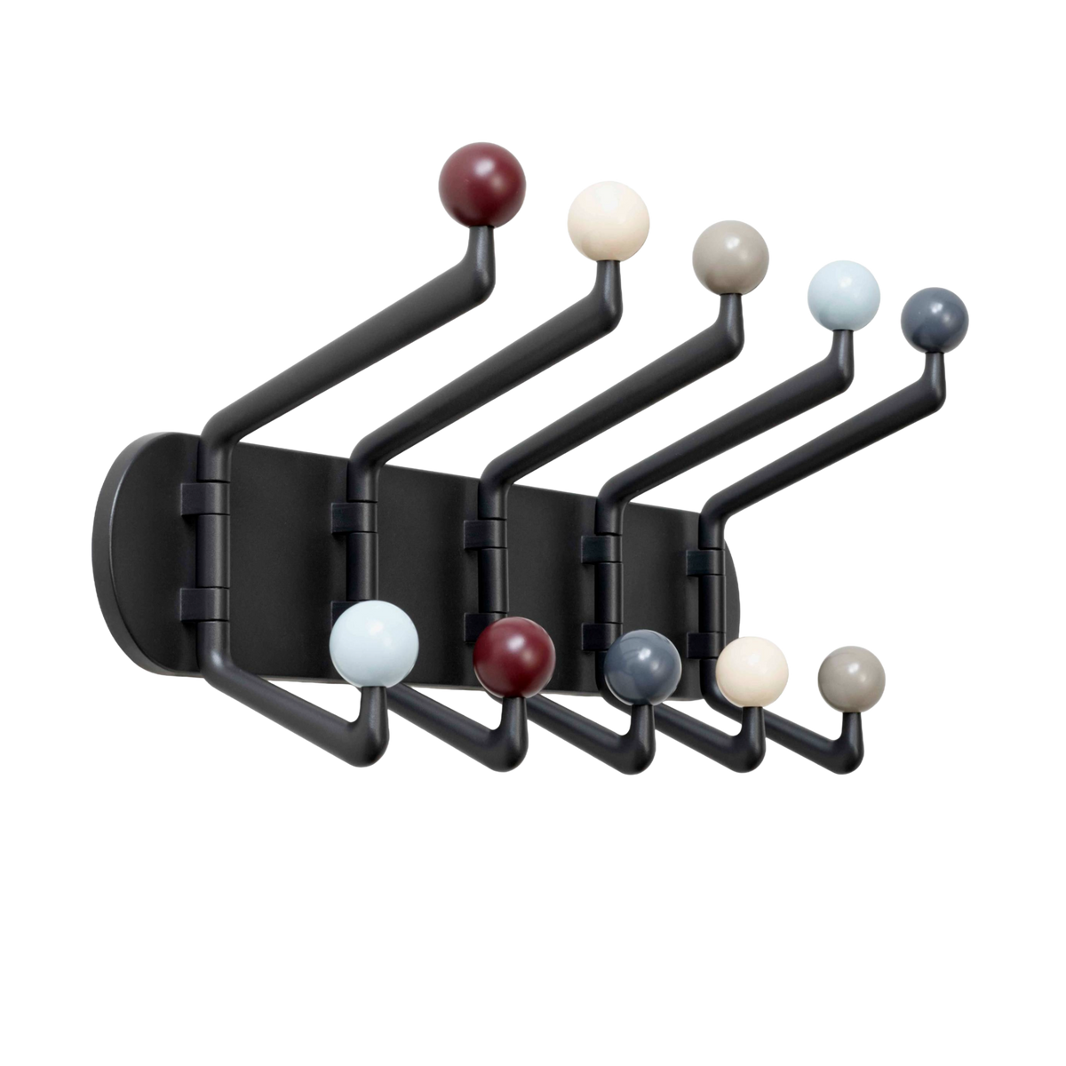 Wandhaak CAPTURE SC76 grafiet met kleurrijke afwerking