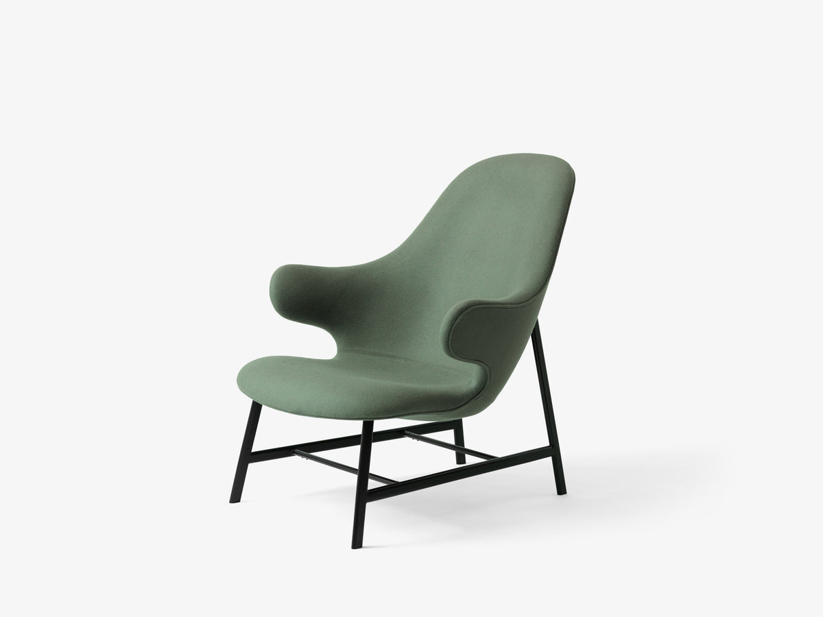 Fauteuil CATCH JH13 gestoffeerd met een zwarte basis