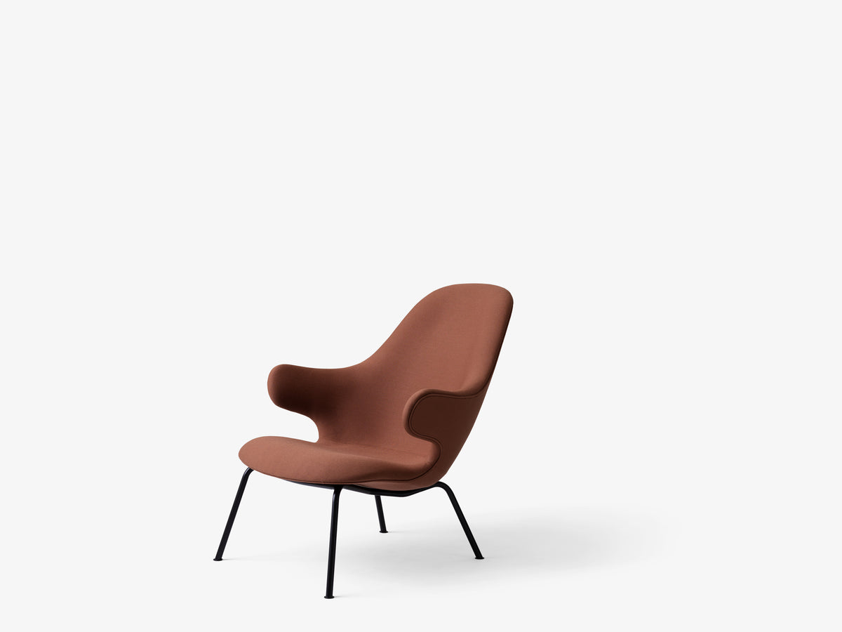 Fauteuil CATCH JH14 gestoffeerd met een zwarte basis