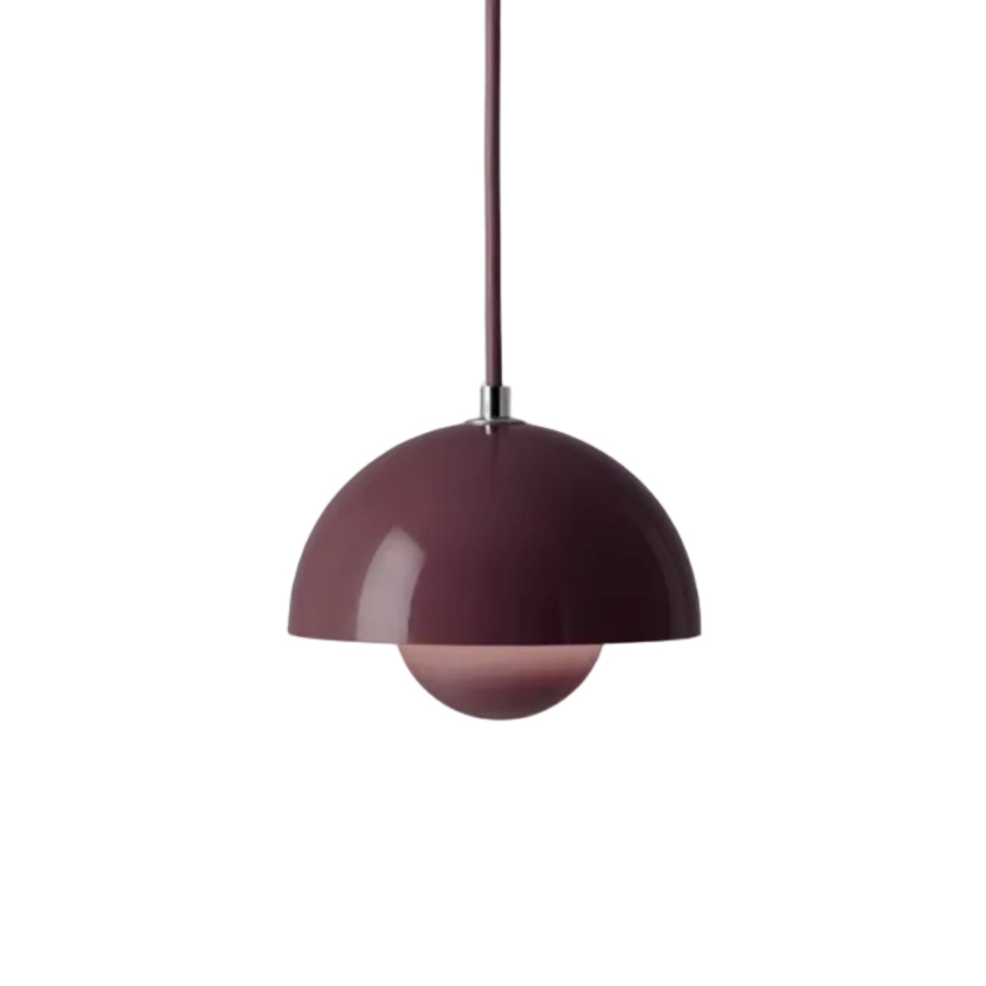 Hanglamp FLOWERPOT donkere pruim