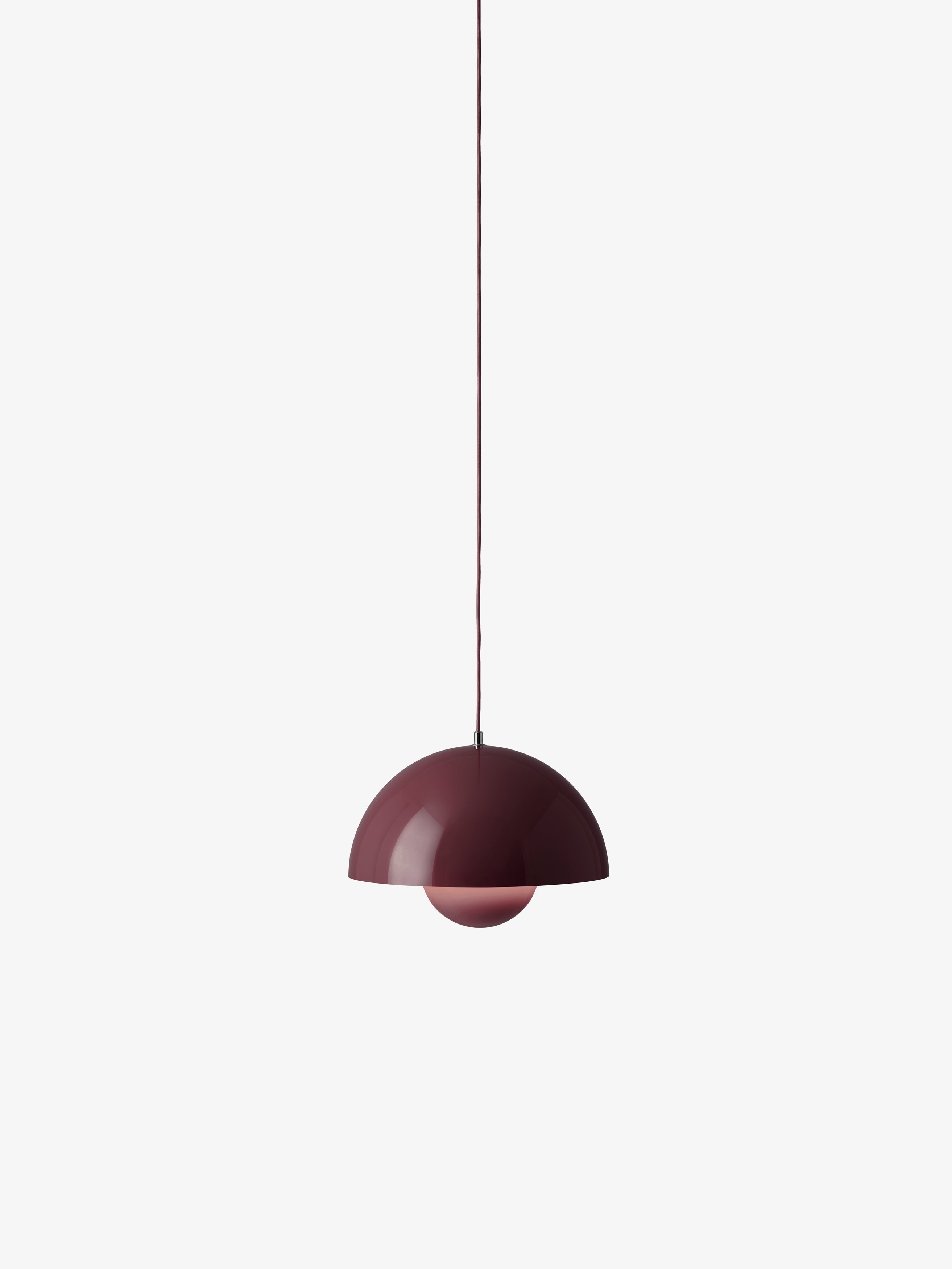 Hanglamp FLOWERPOT donkere pruim