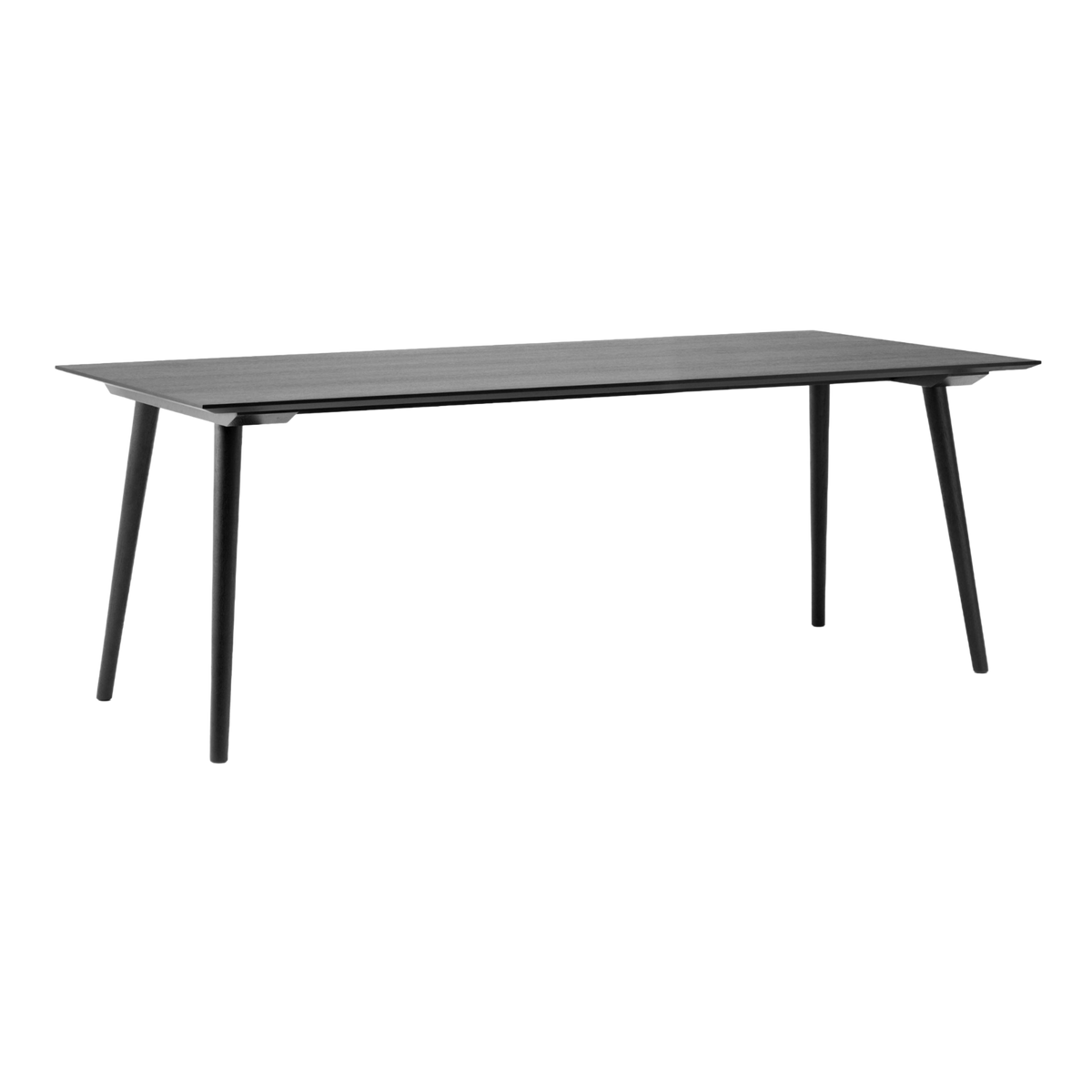 Tafel IN BETWEEN zwart gelakt eiken