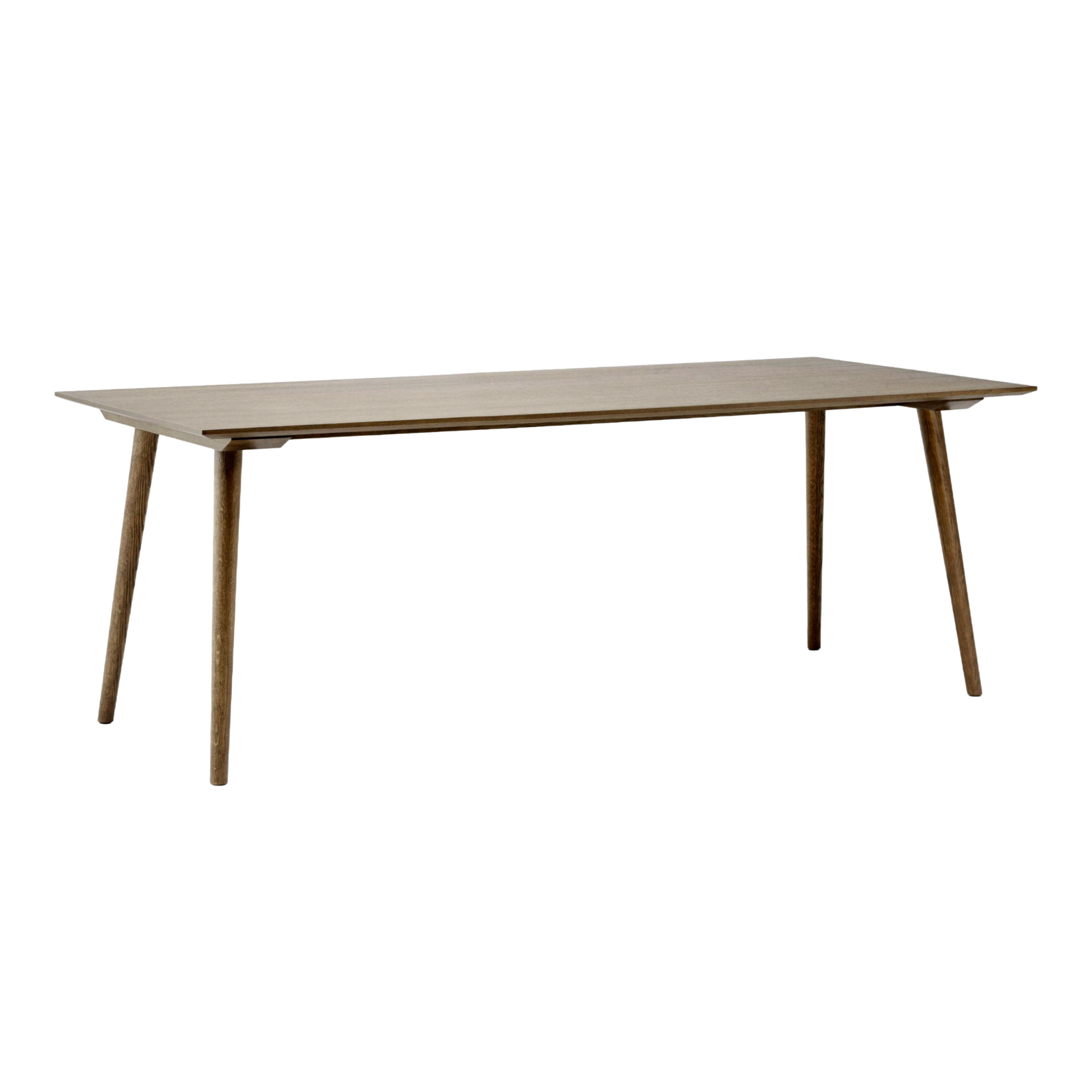 Tafel IN BETWEEN gerookt gelakt eiken
