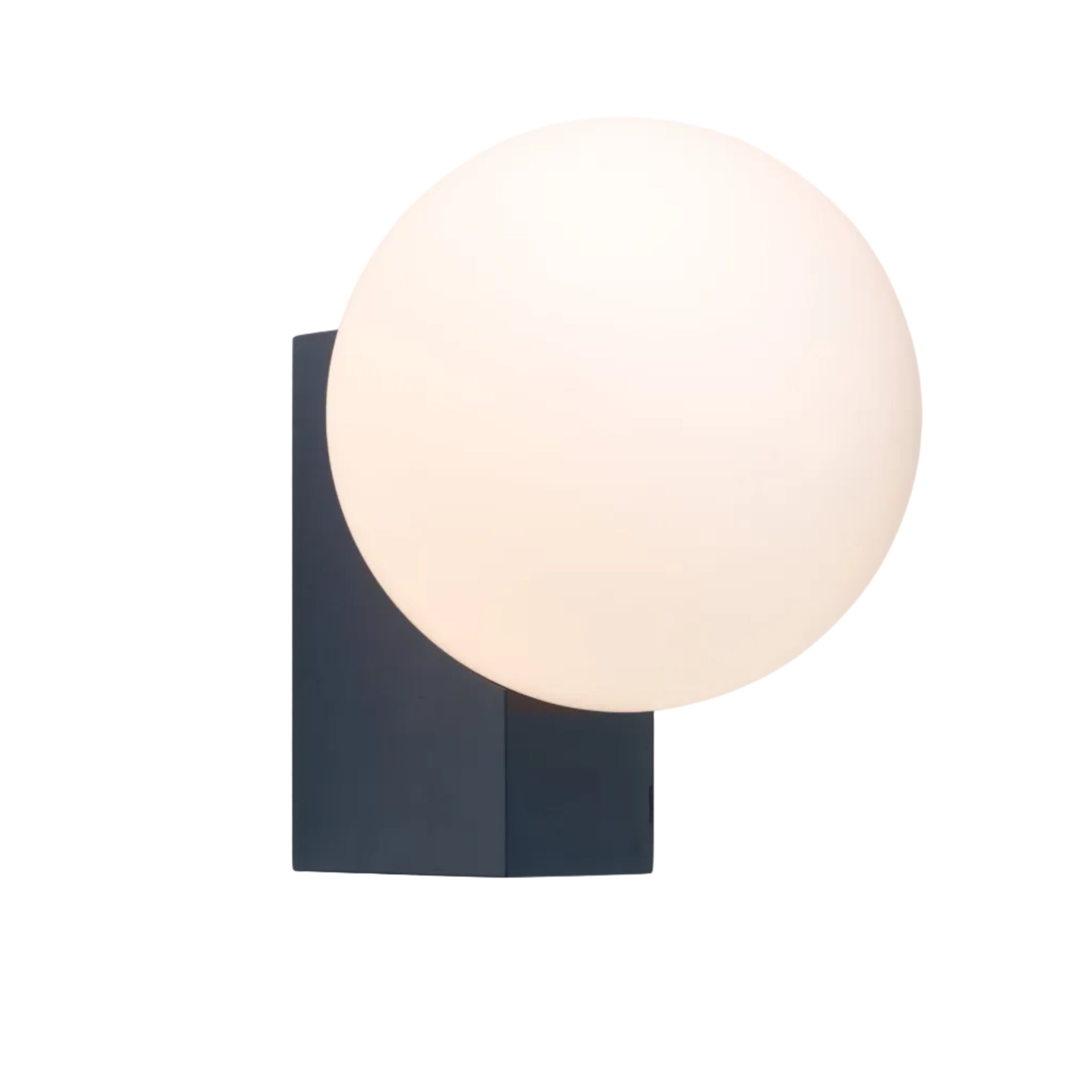 Wandlamp JOURNEY SH2 met glazen kap en donkerblauwe basis