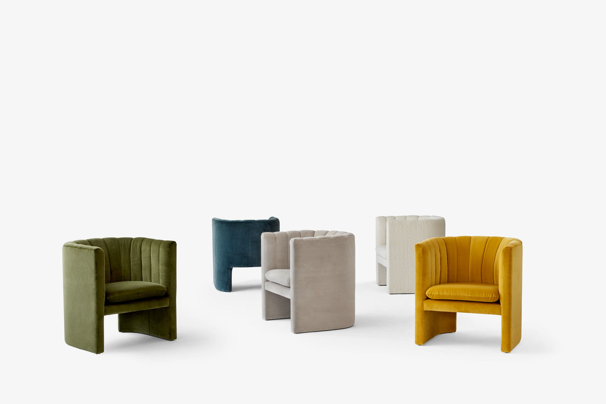 Gestoffeerde LOAFER SC23 fauteuil met armleuningen