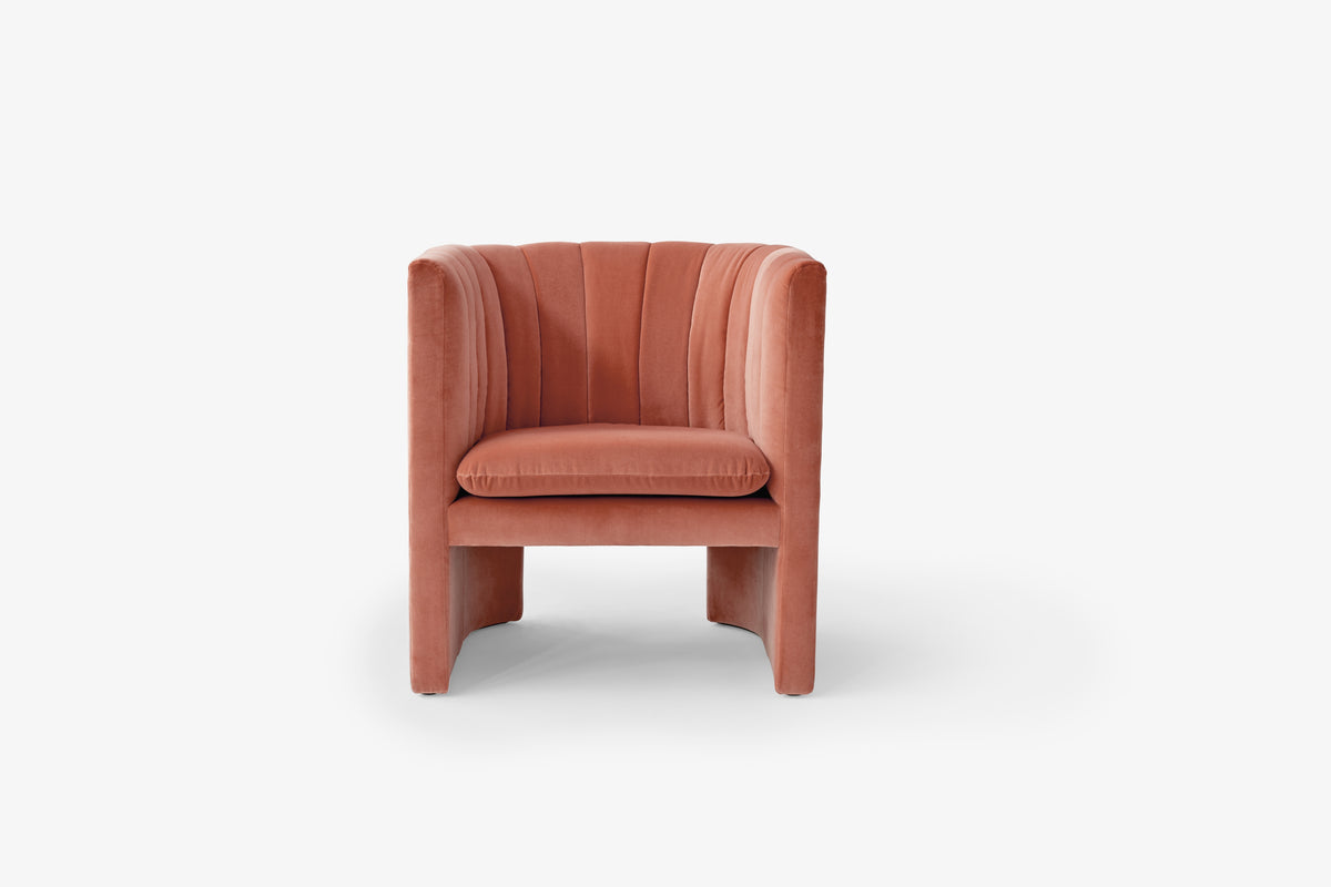 Gestoffeerde LOAFER SC23 fauteuil met armleuningen