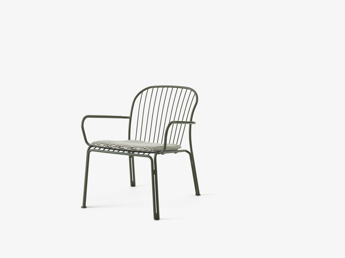 Buitenfauteuil met armleuningen THORVALD SC101 donkergroen