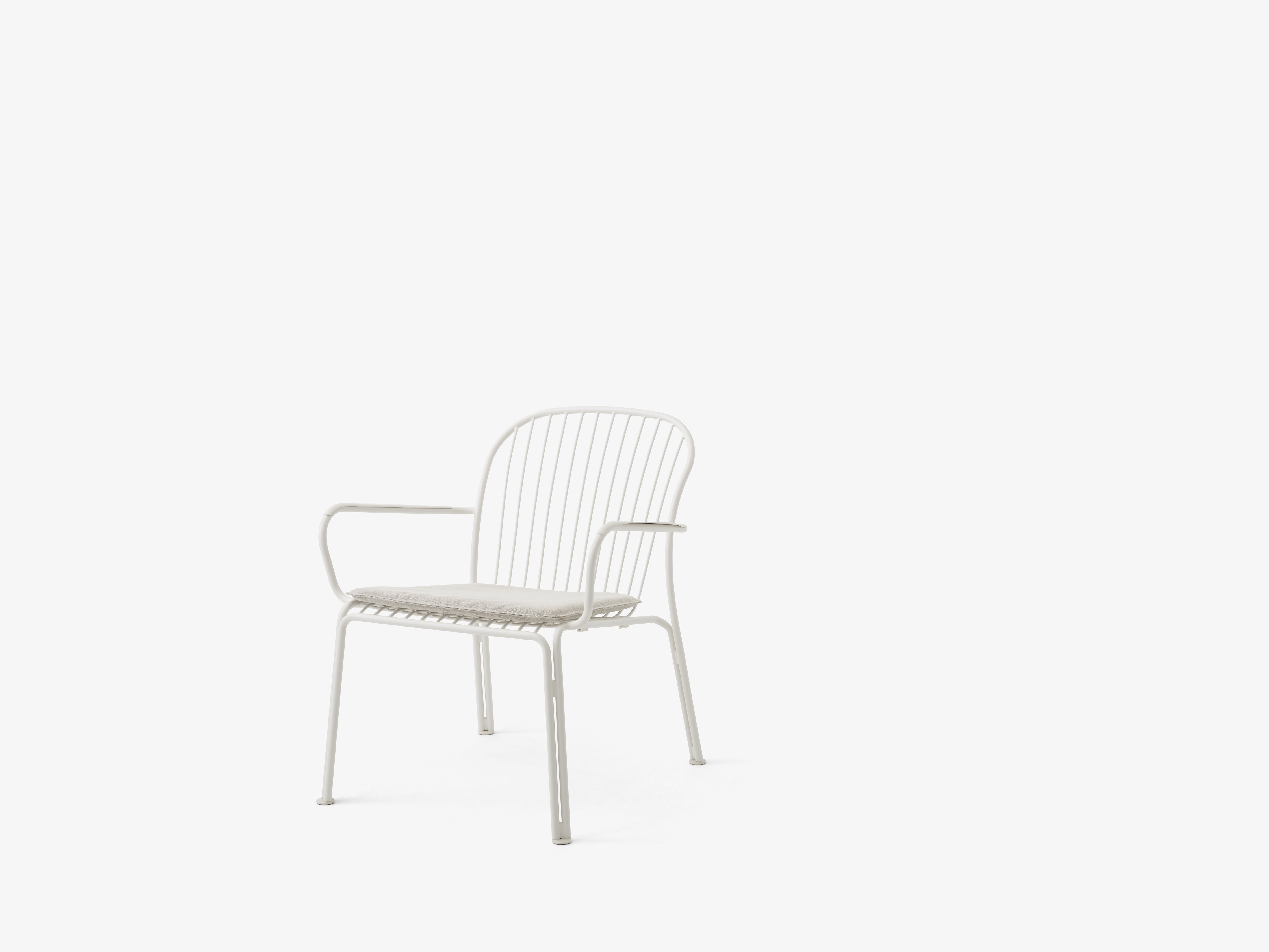 Buitenfauteuil met armleuningen THORVALD SC101 ivoor