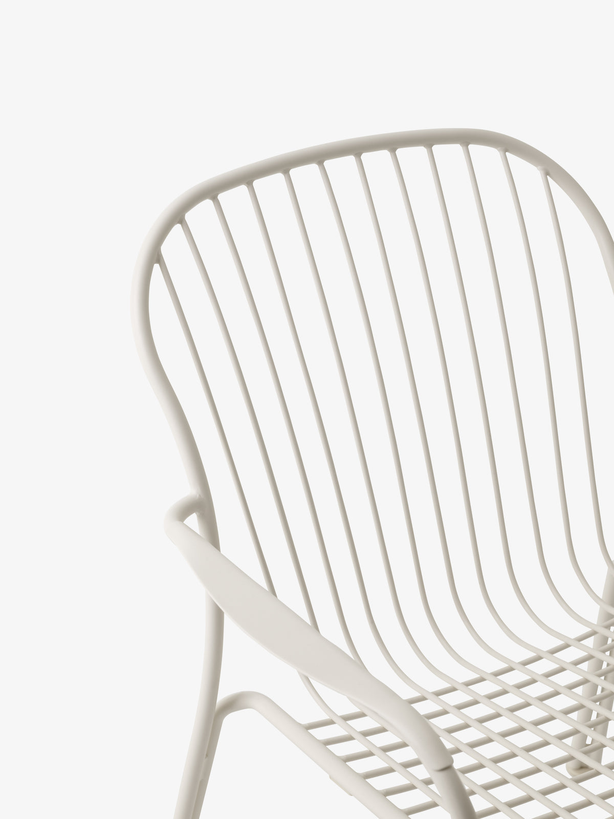 Buitenfauteuil met armleuningen THORVALD SC101 ivoor
