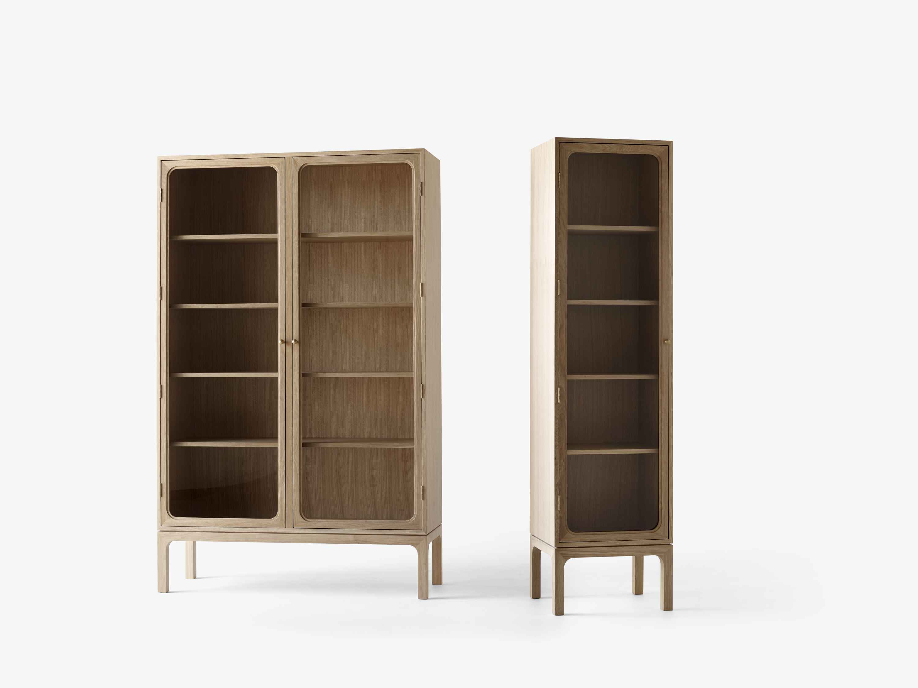 Vitrine TRACE SC87 donker gelakt eiken