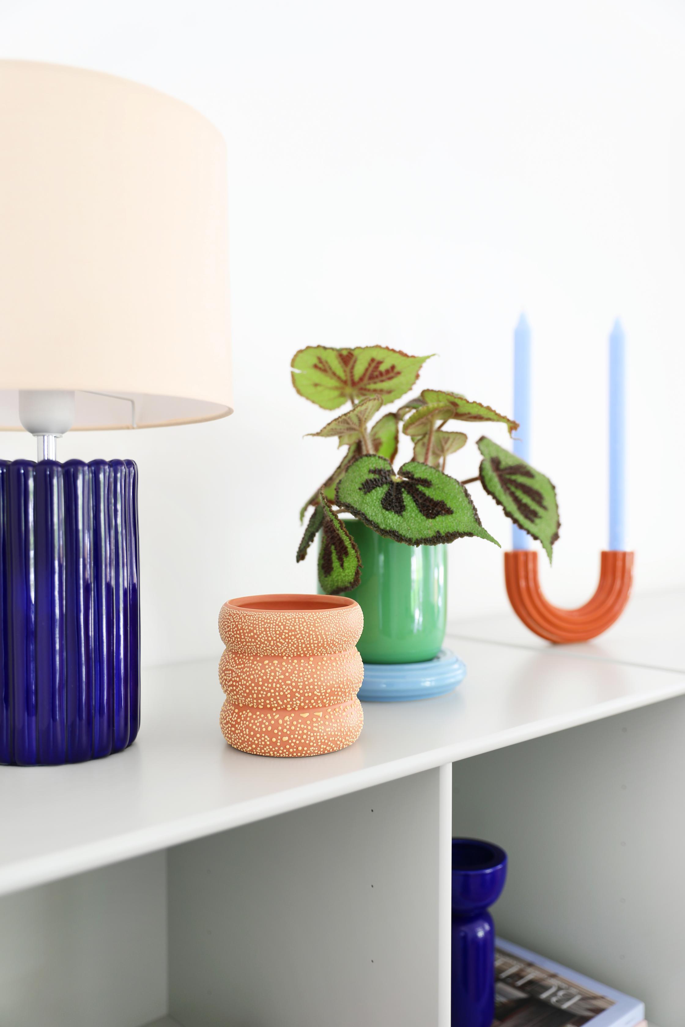 Vaas FLAB oranje met geel