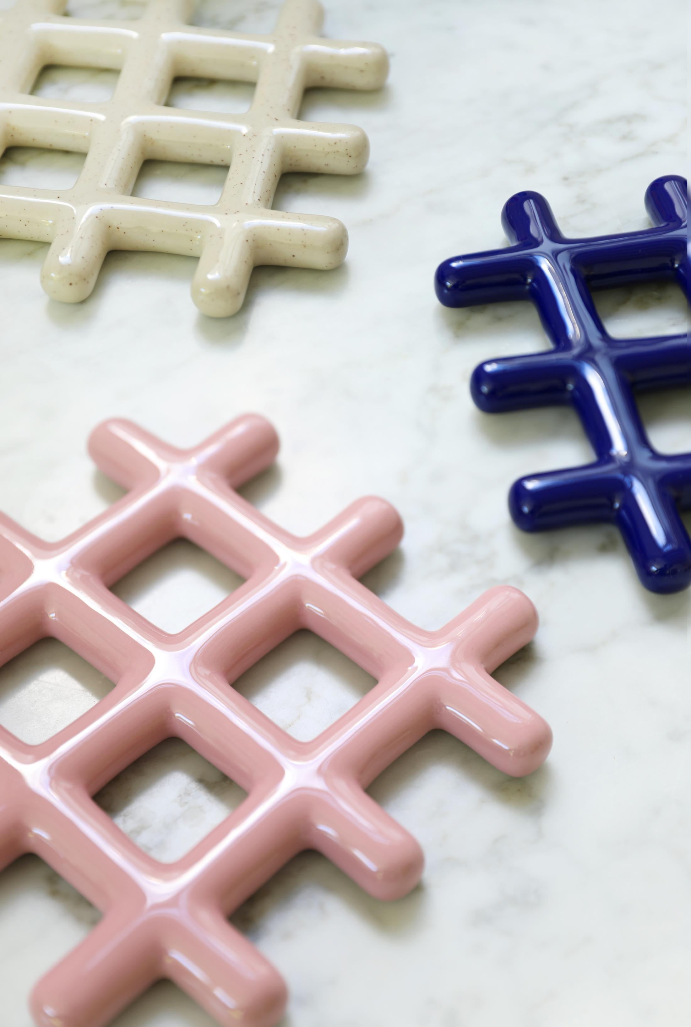 Untersetzer GRID beige