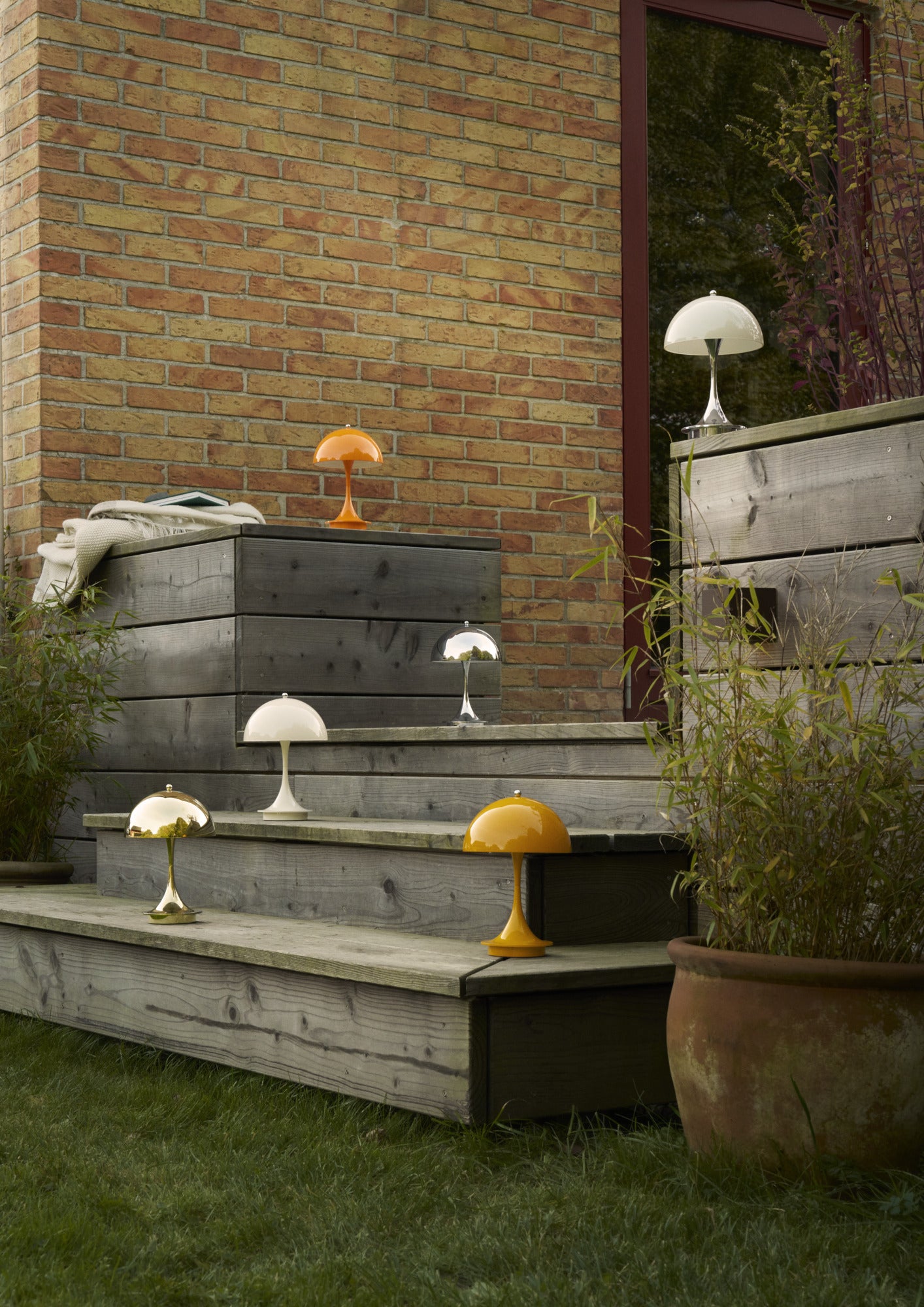 Tragbare Lampe PANTHELLA 160 weiß