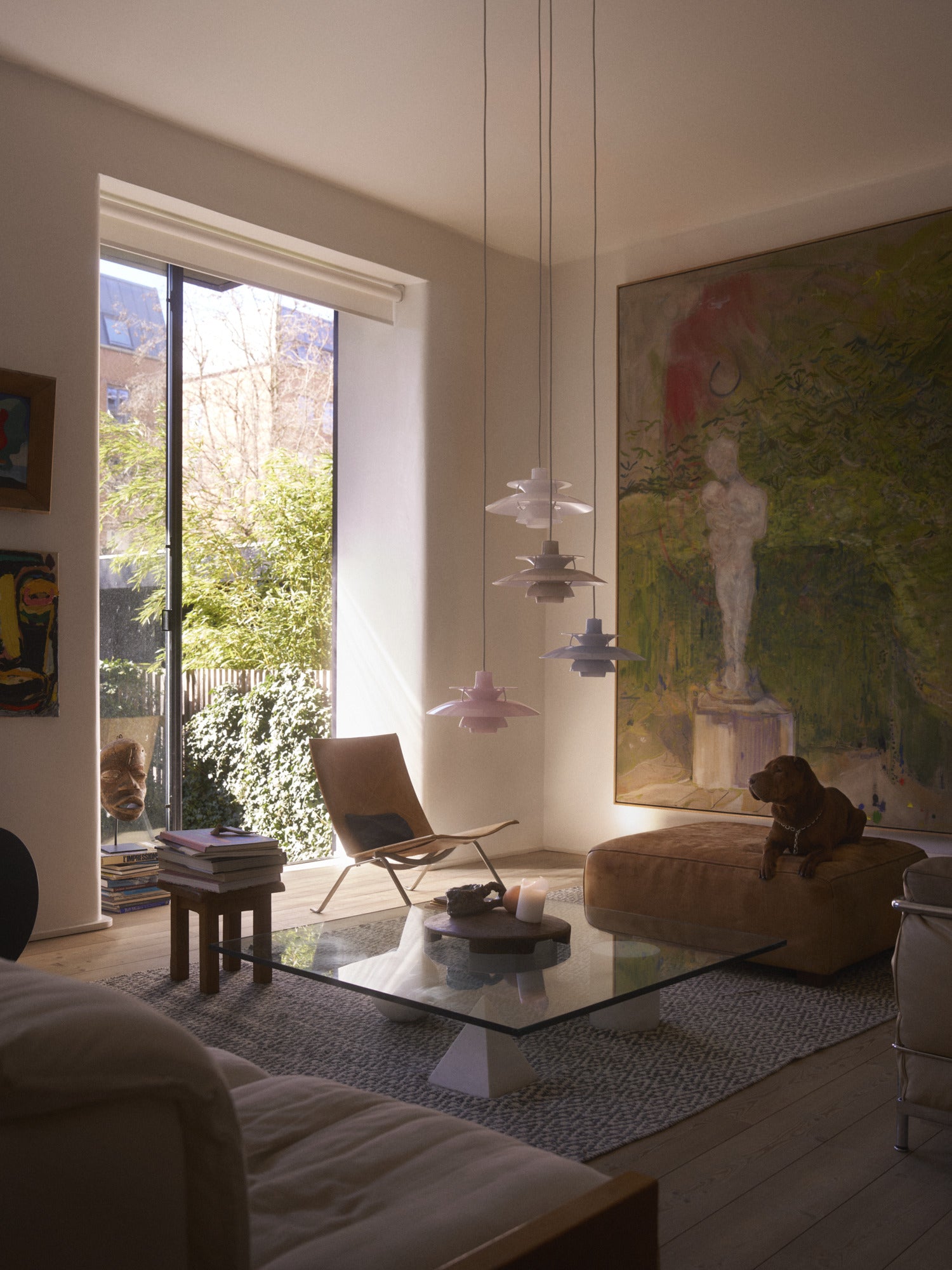 Lampa wisząca PH 5 OPAL jasnoróżowy