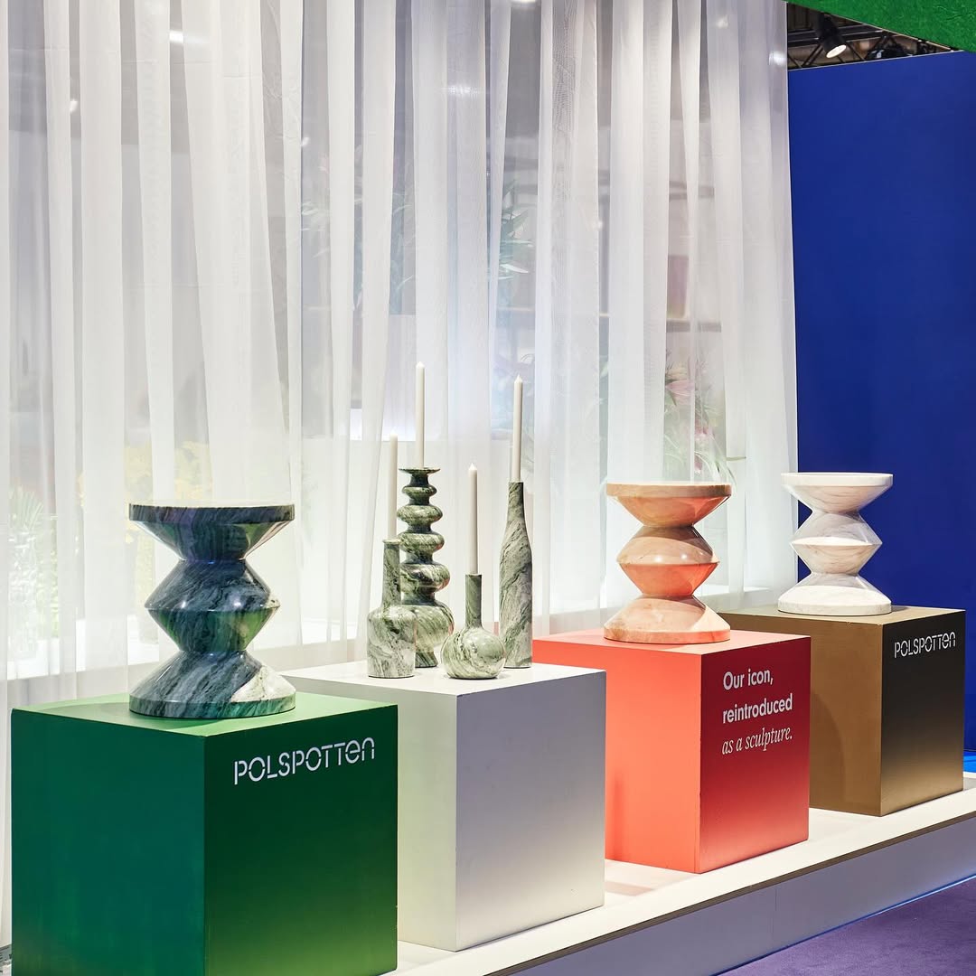 ZIG ZAG kruk wit marmer