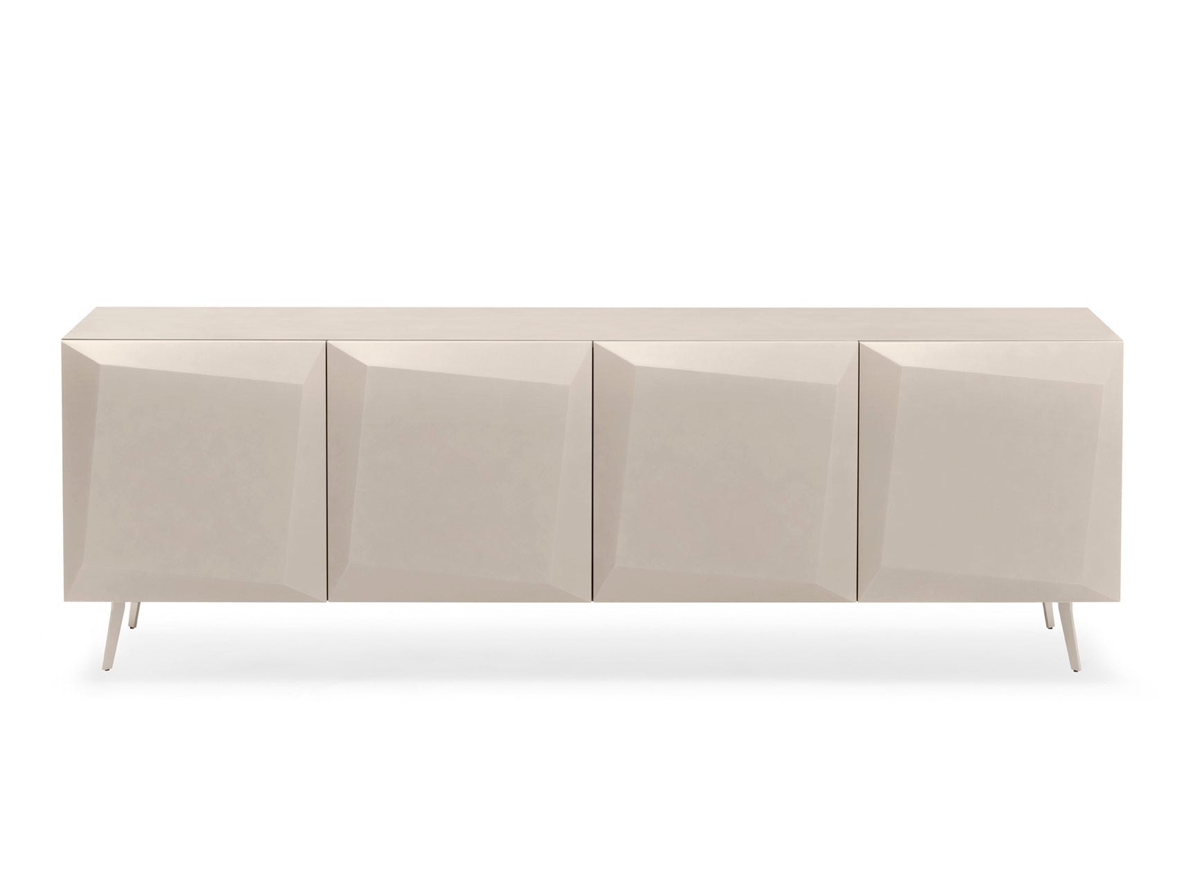 ALTEREGO chest of drawers matte beige