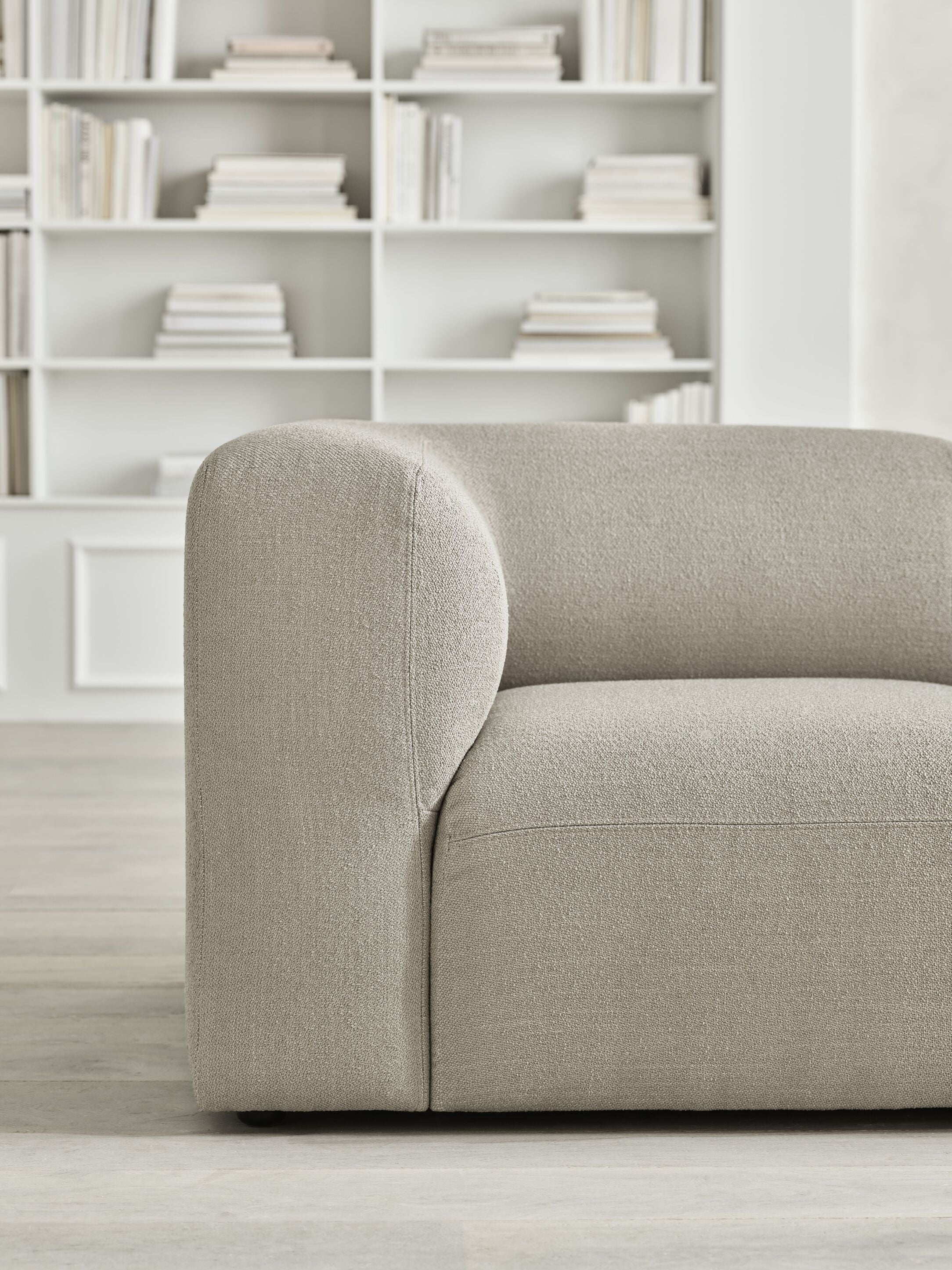 Hoekbank 3-zits rechts ANGLE gestoffeerd