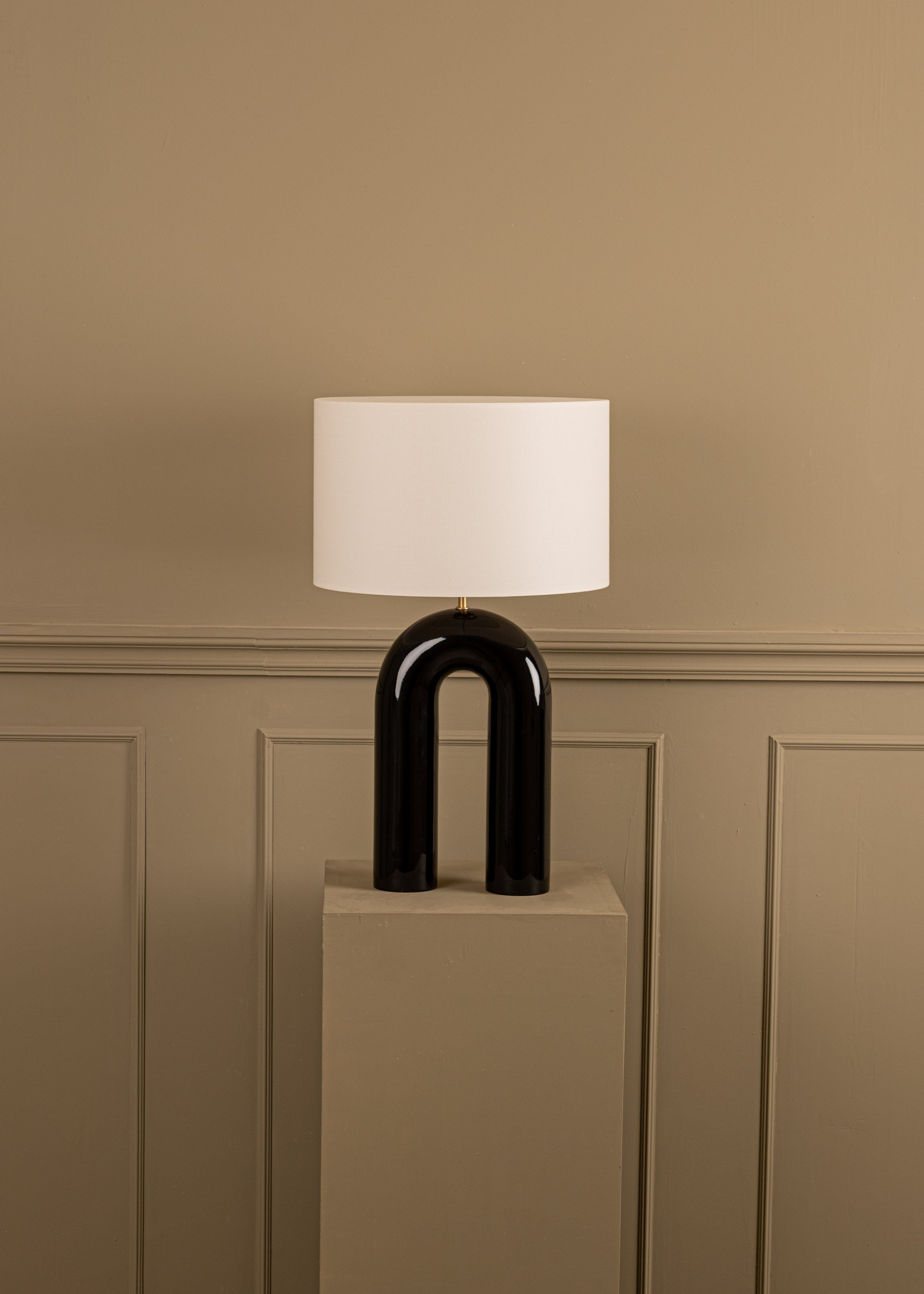 Ceramic Table Lamp ARKO Black