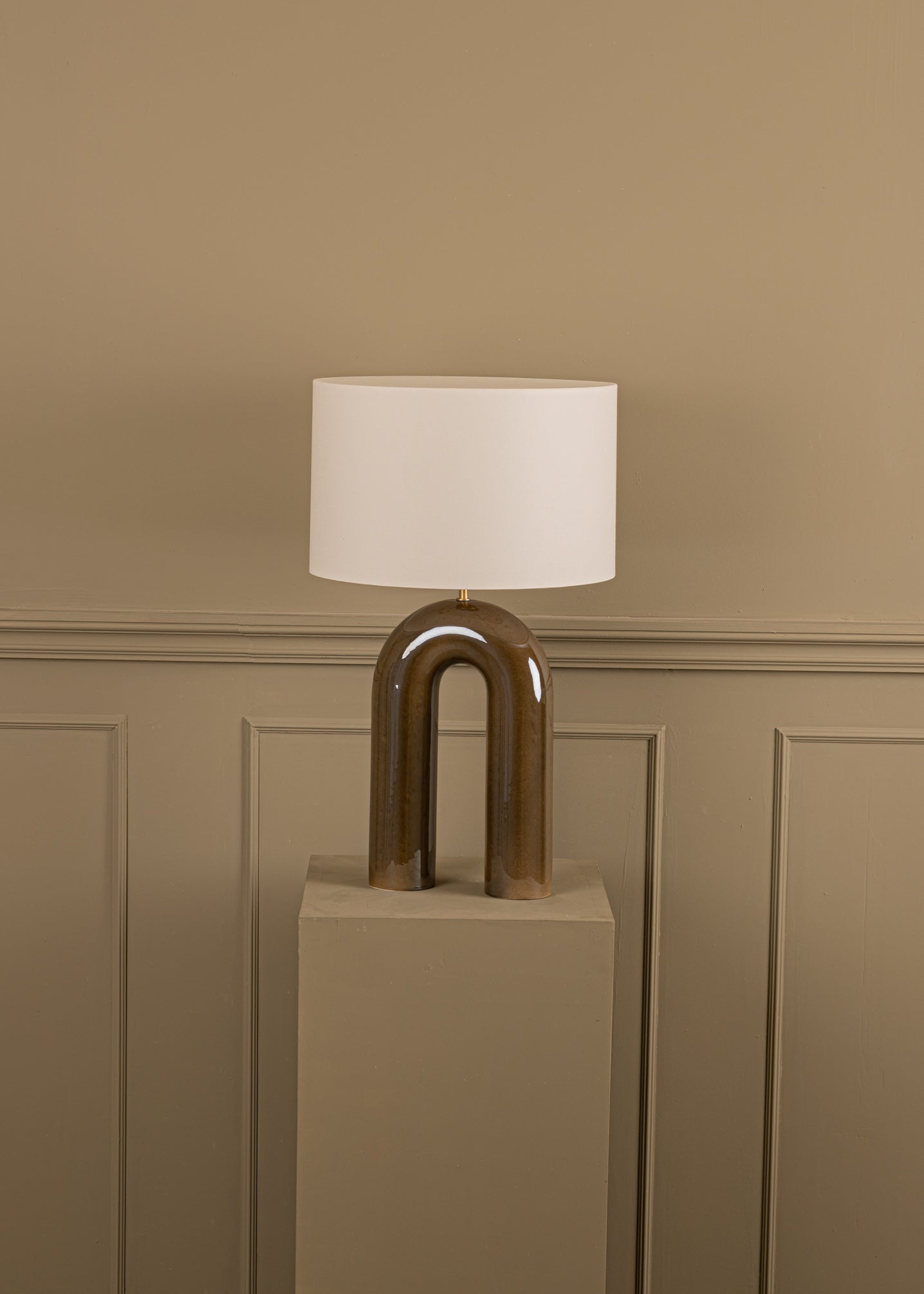 Tischlampe aus Keramik ARKO grün