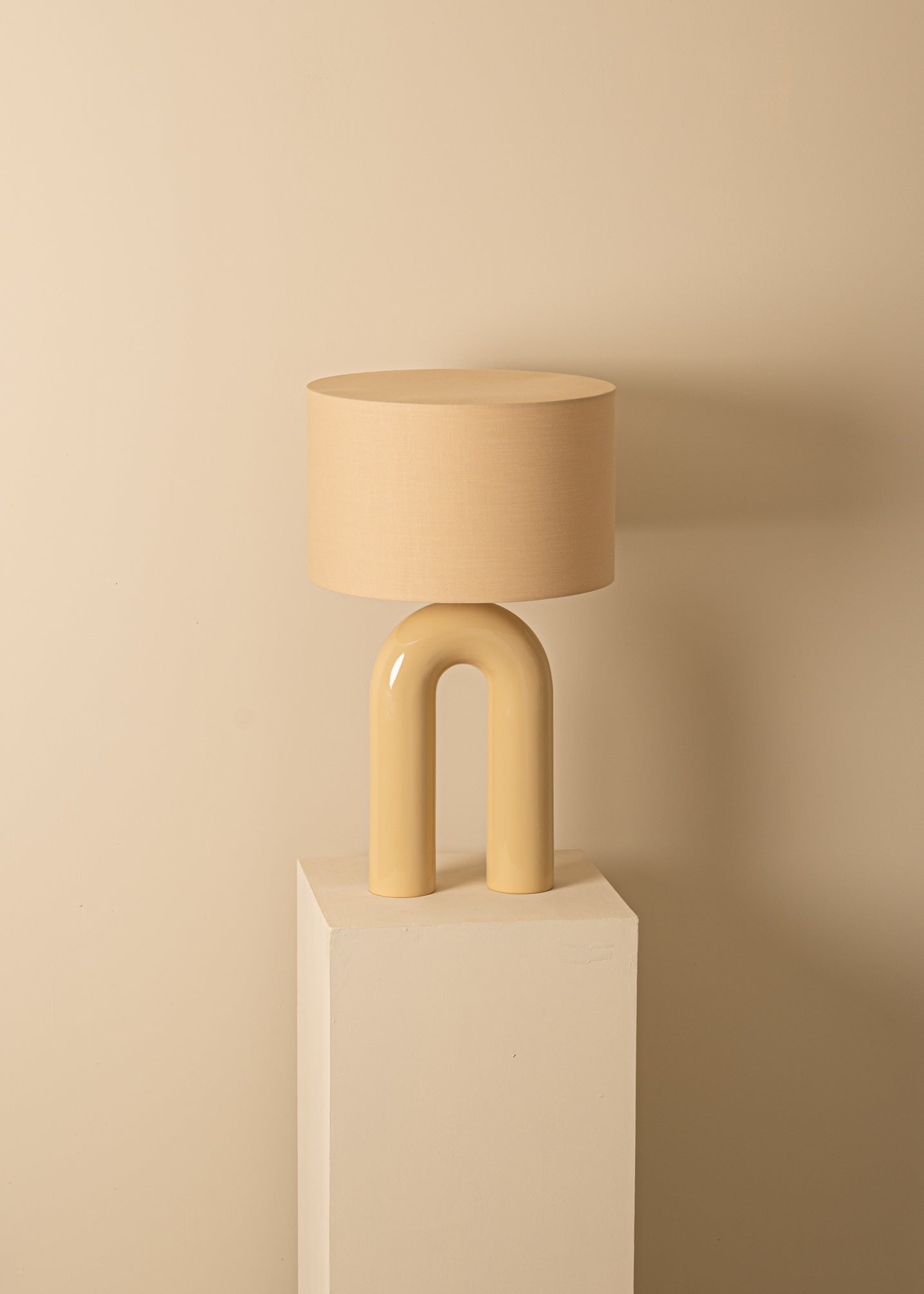 Beige Ceramic Table Lamp ARKO