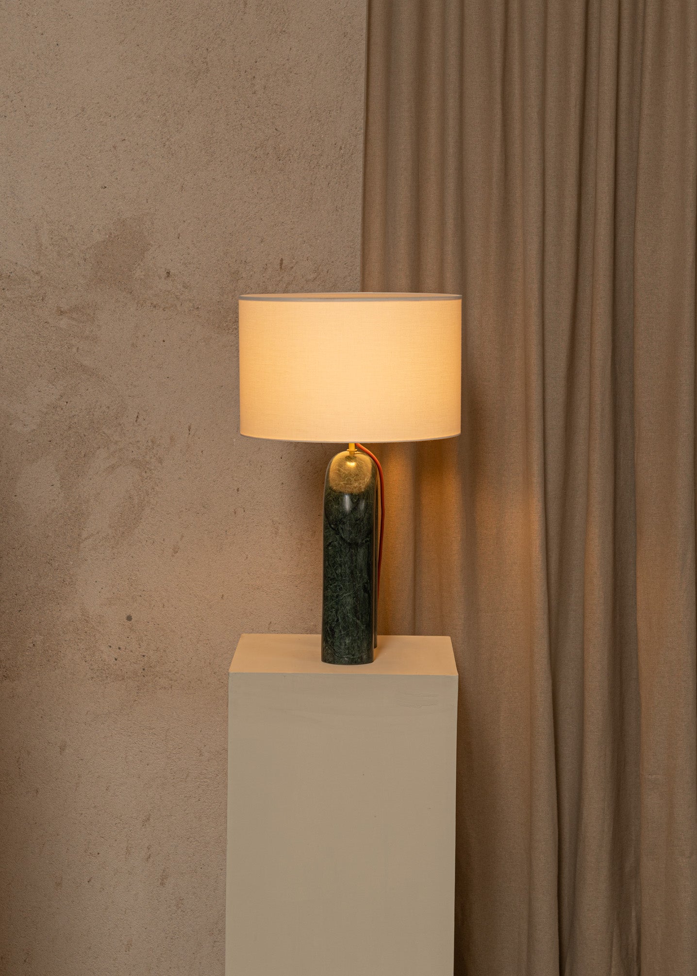 Tischlampe ARKO grüner Marmor