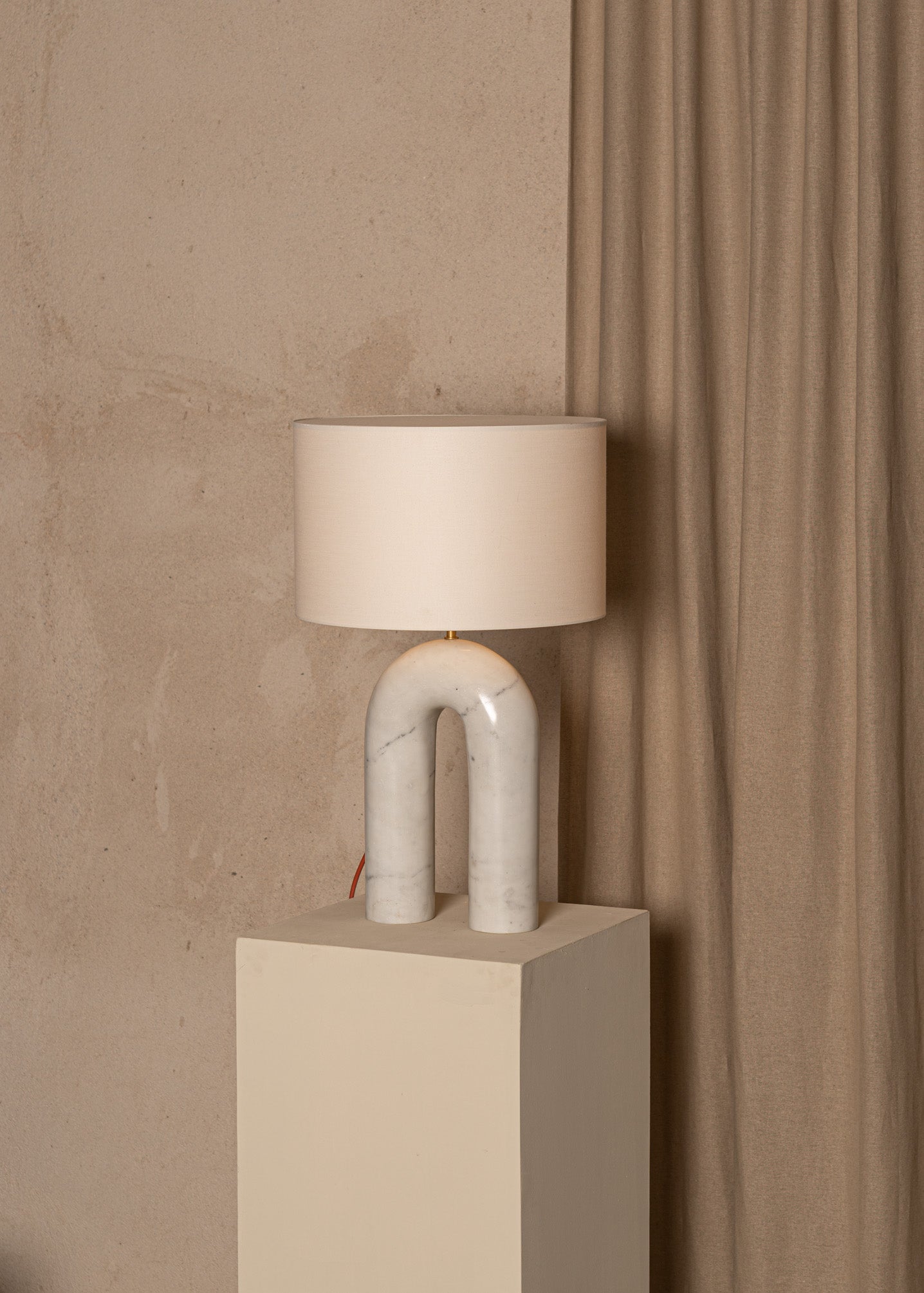 ARKO Table Lamp White Marble